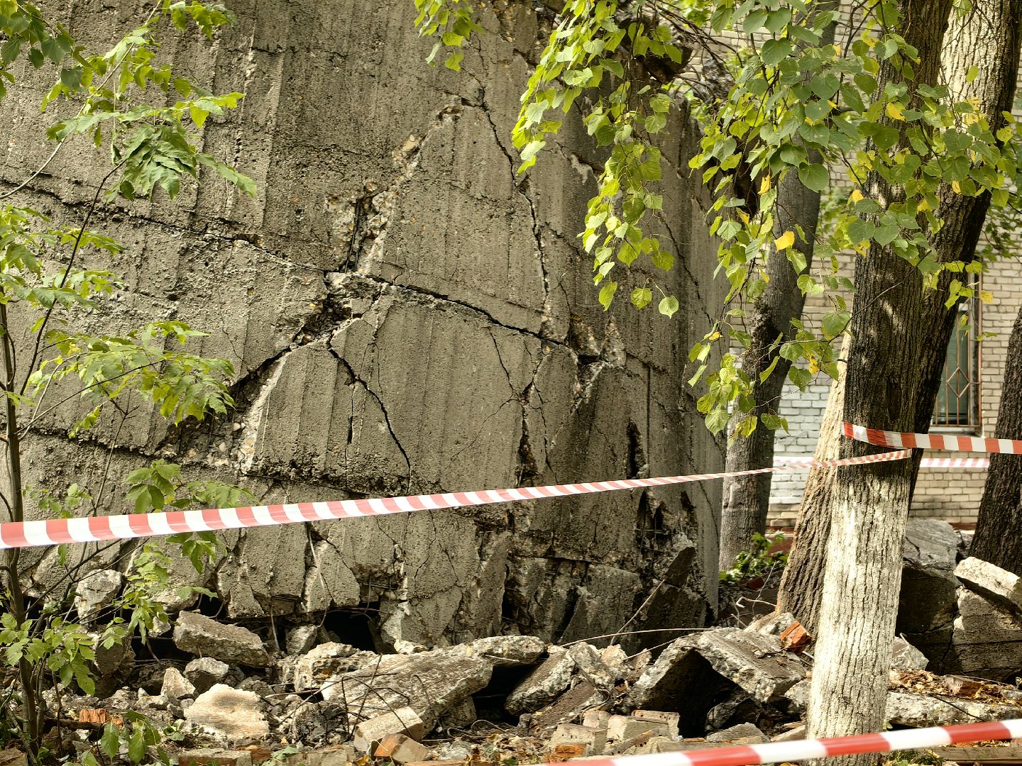 чп, обвал, водонапорная башня, постройка,