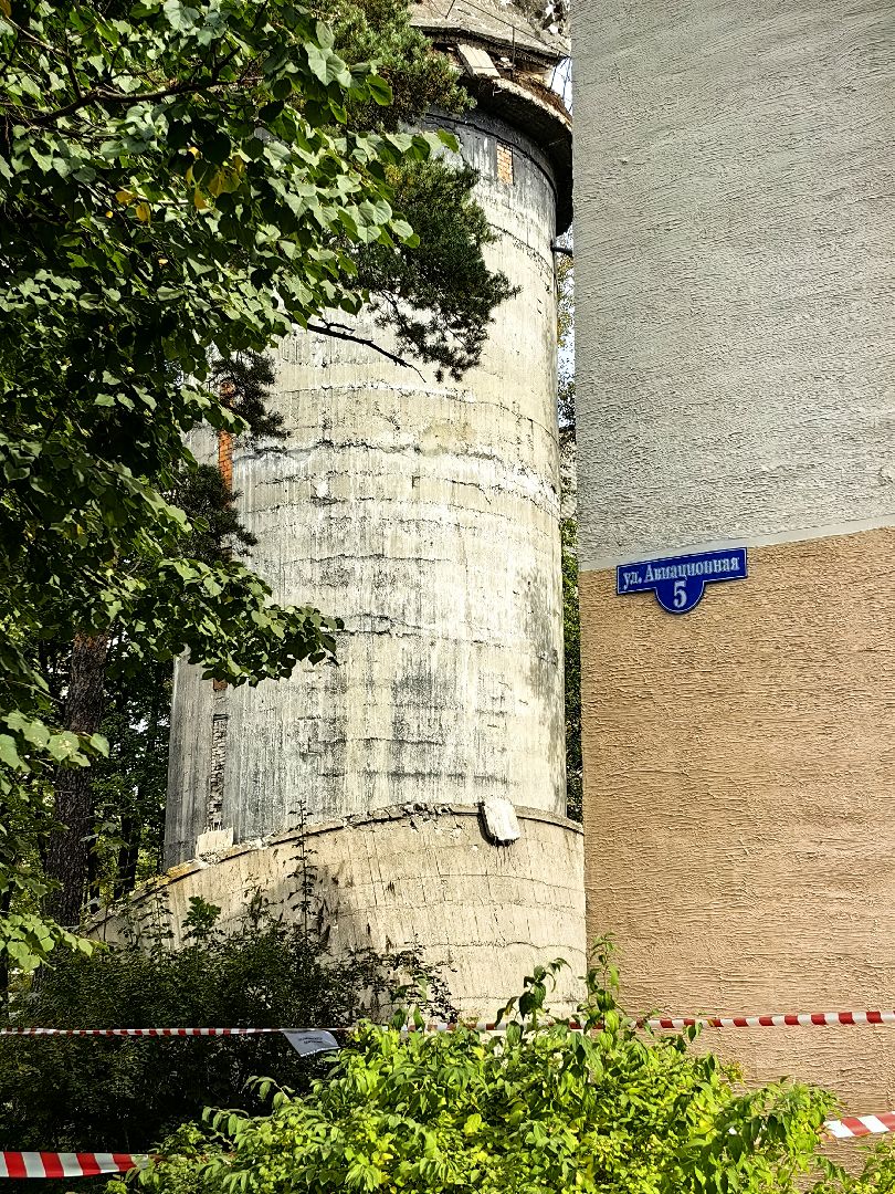 чп, обвал, водонапорная башня, постройка,