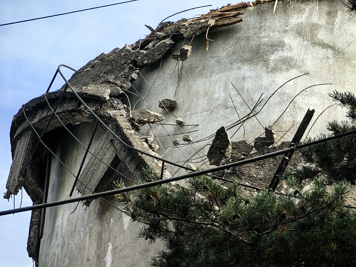 чп, обвал, водонапорная башня, постройка,