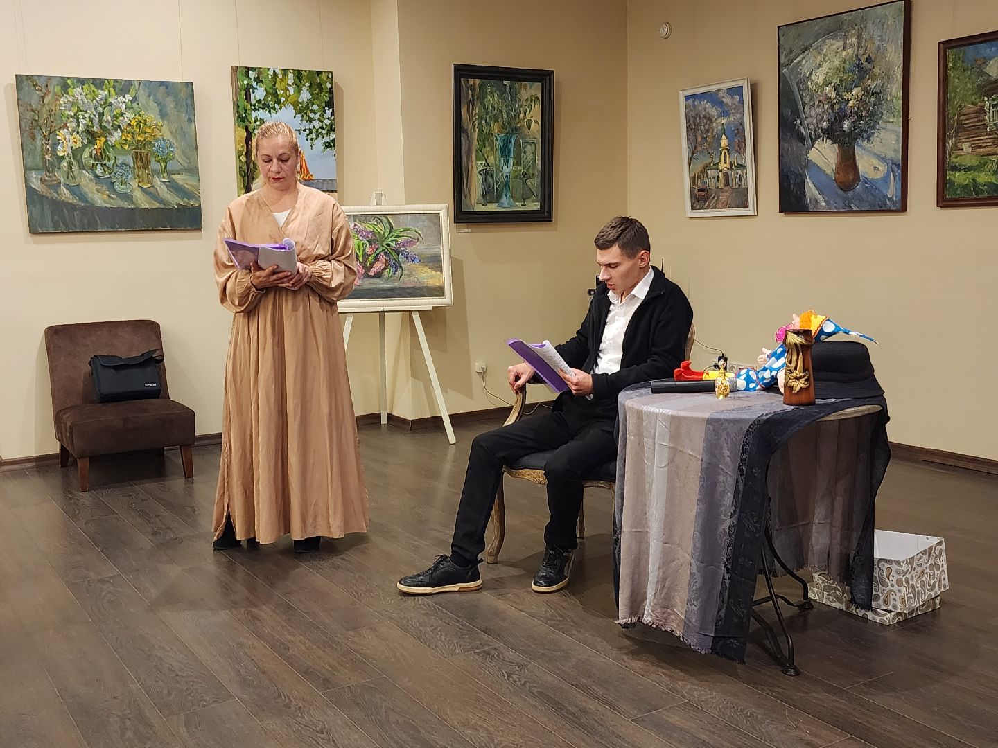 звенигород, культура подмосковья, Выставка, спектакль, Леонид Енгибаров,