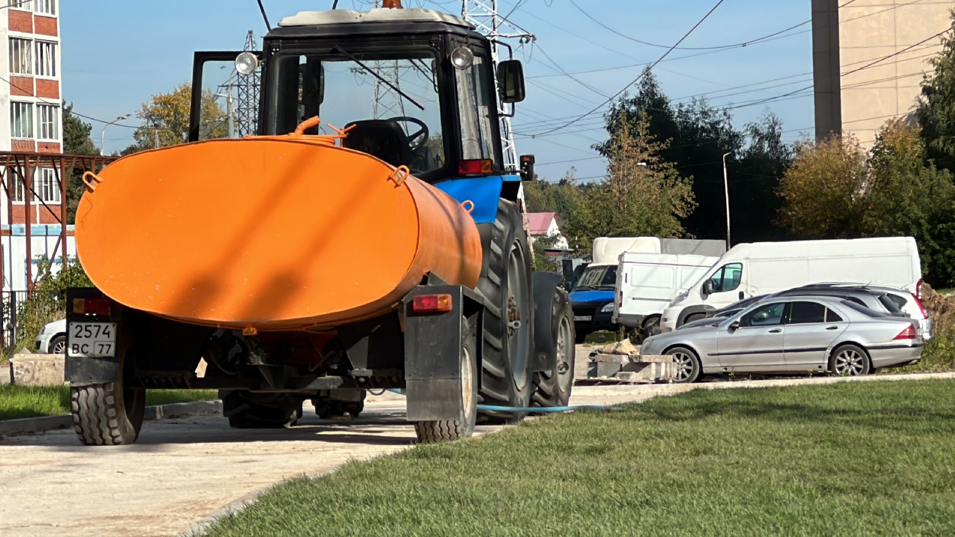 озеленение, газон, Одинцово