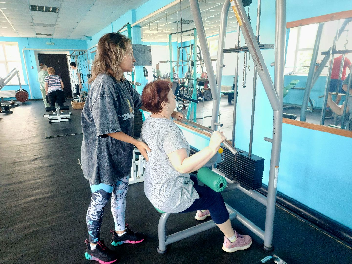 Шатура, активное долголетие, качалка, тренажерный зал, занятия,олимпийский,