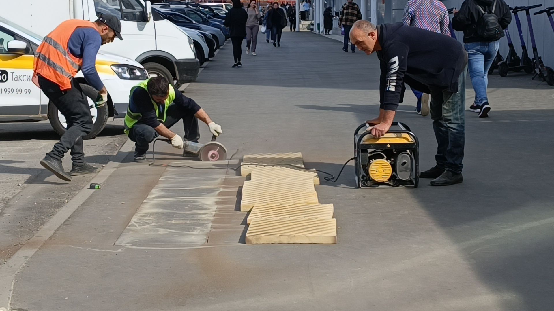 лобня, дорога, пешеходный переход,