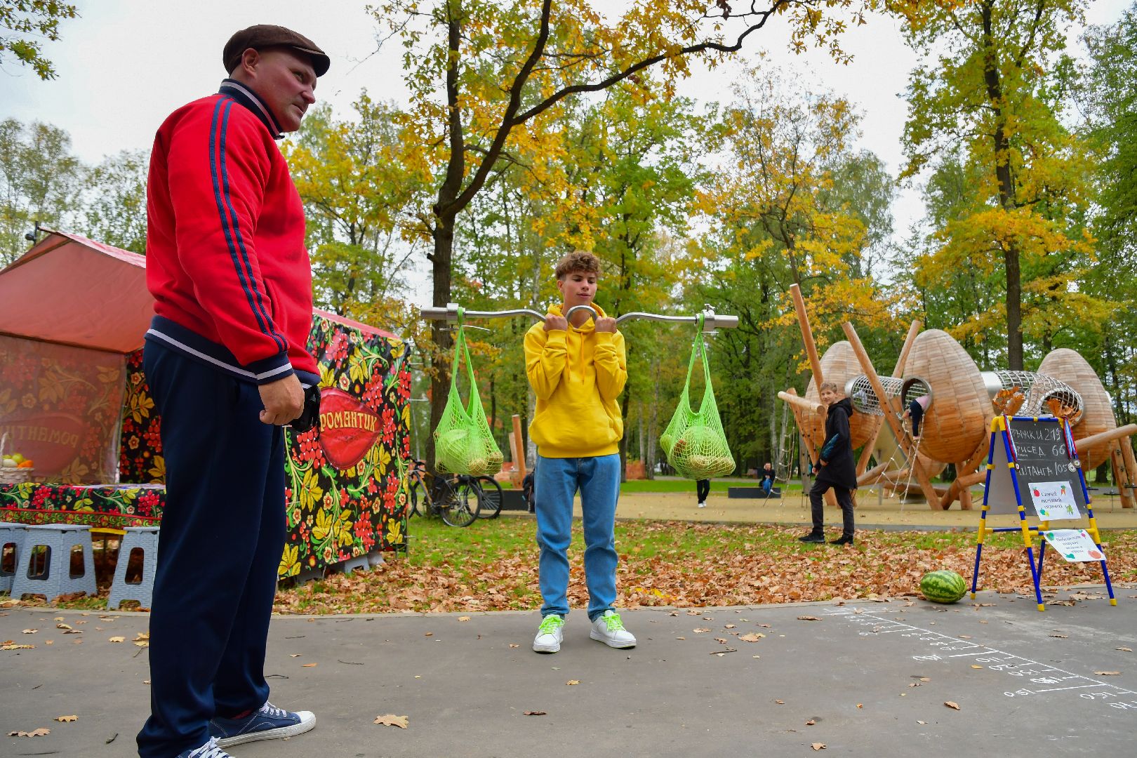 Ступино, осенний разгуляй, парки подмосковья,