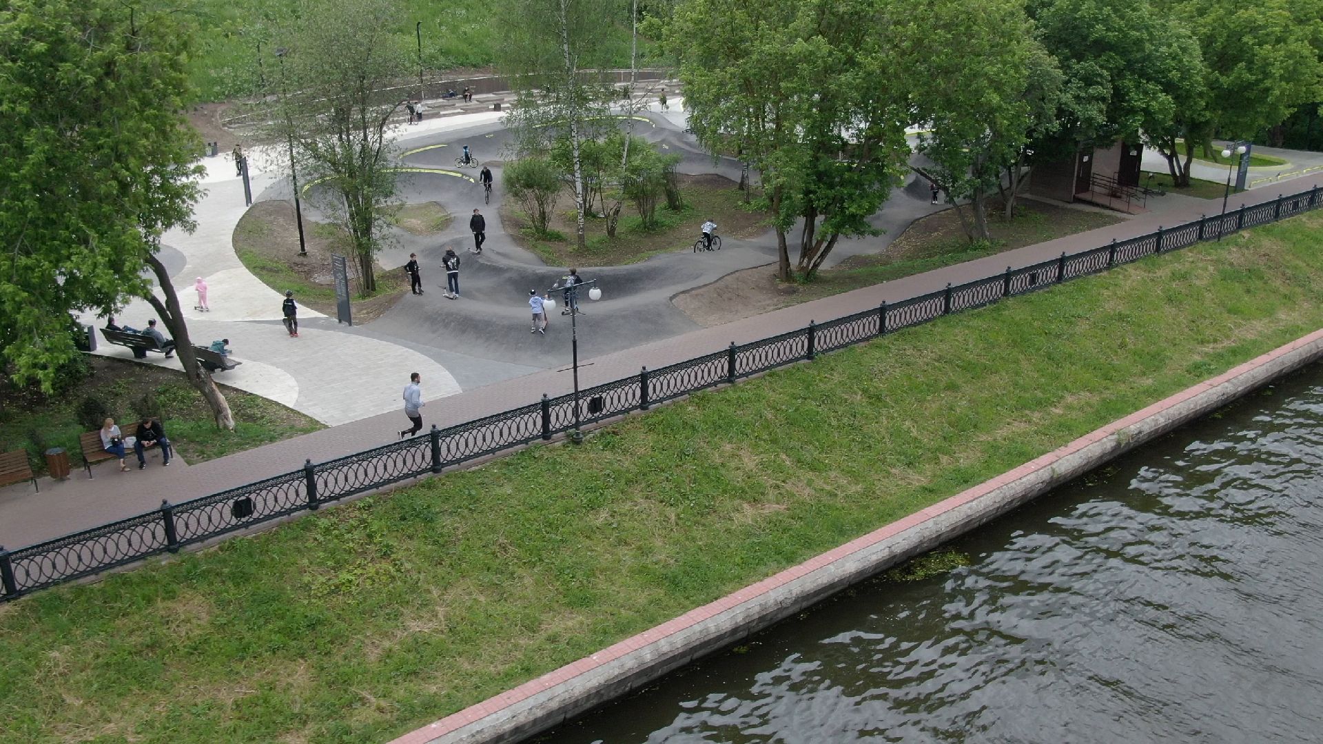 Химки, строительство, яхты,видео с коптера,