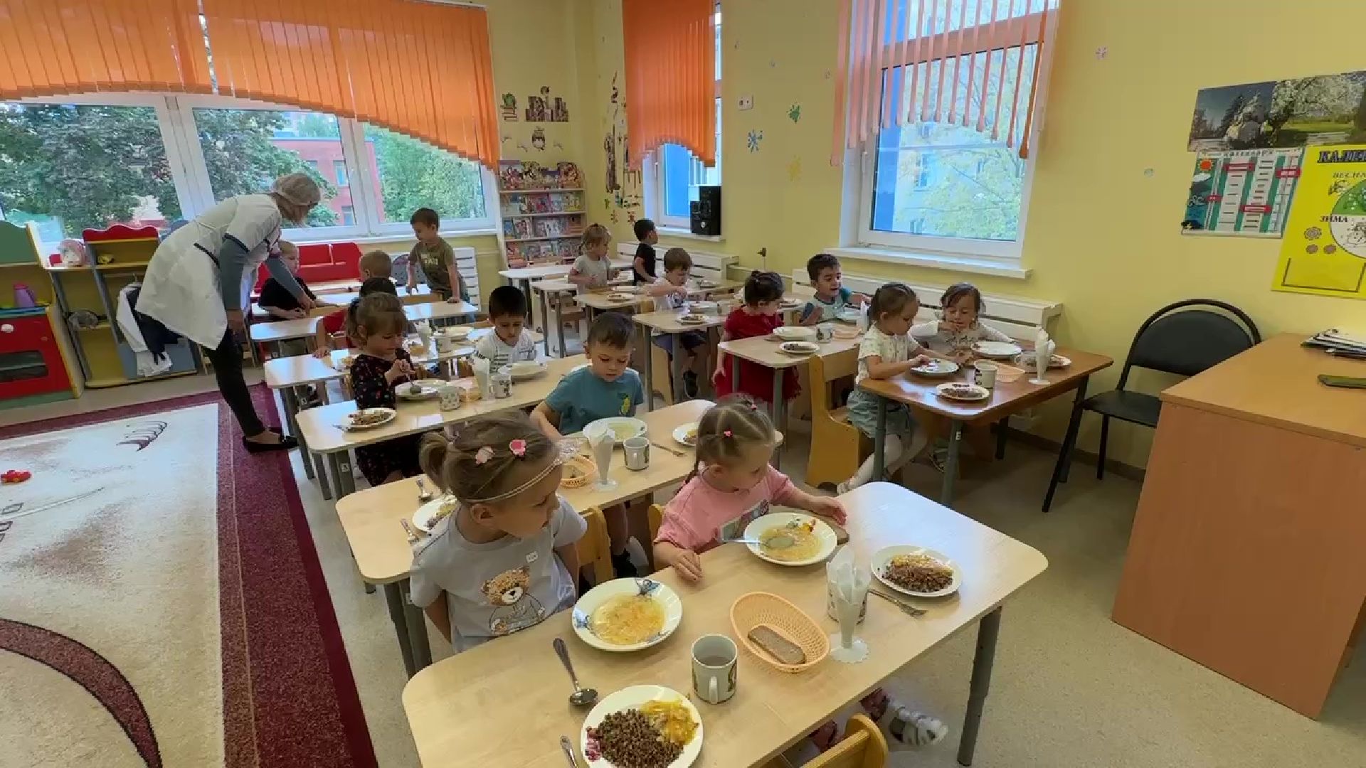 Реутов, детский сад, питание, вкусный обед, зимнее меню,