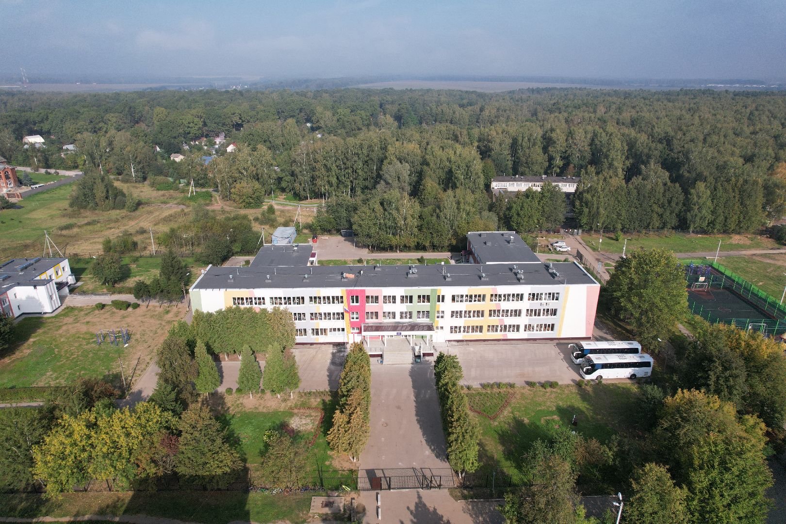 школа, образование, учеба,видео с коптера,