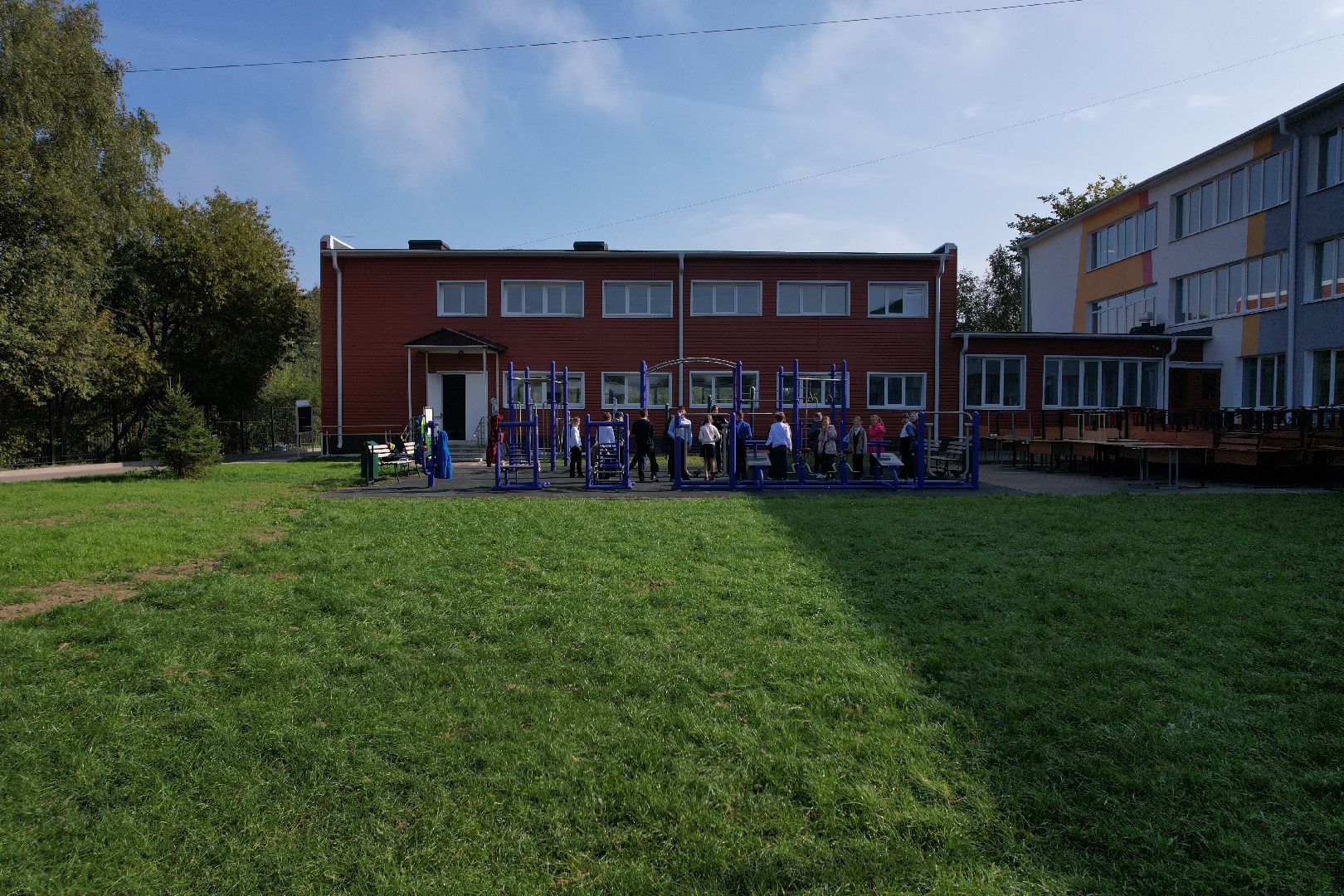 школа, образование, учеба,видео с коптера,