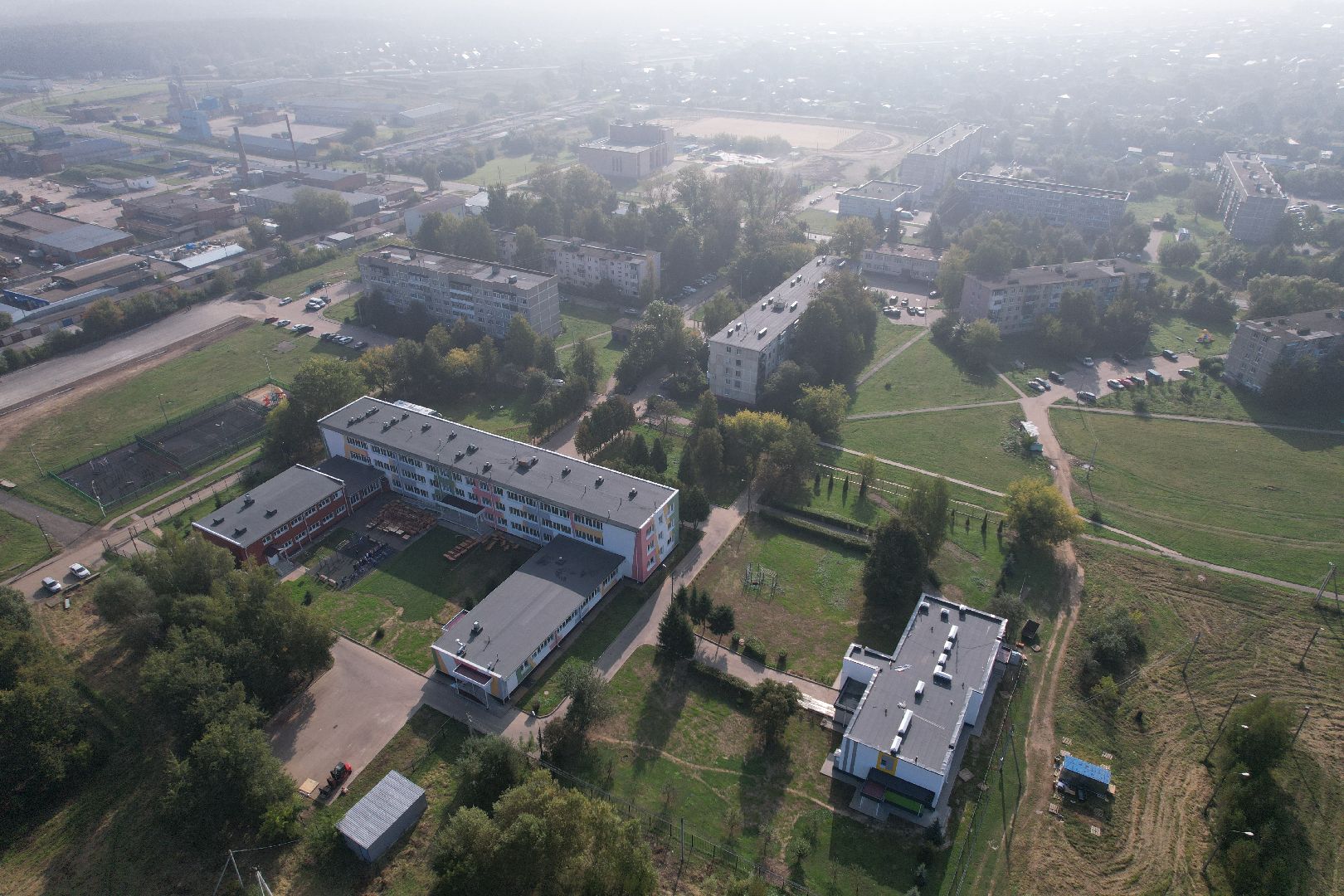 школа, образование, учеба,видео с коптера,