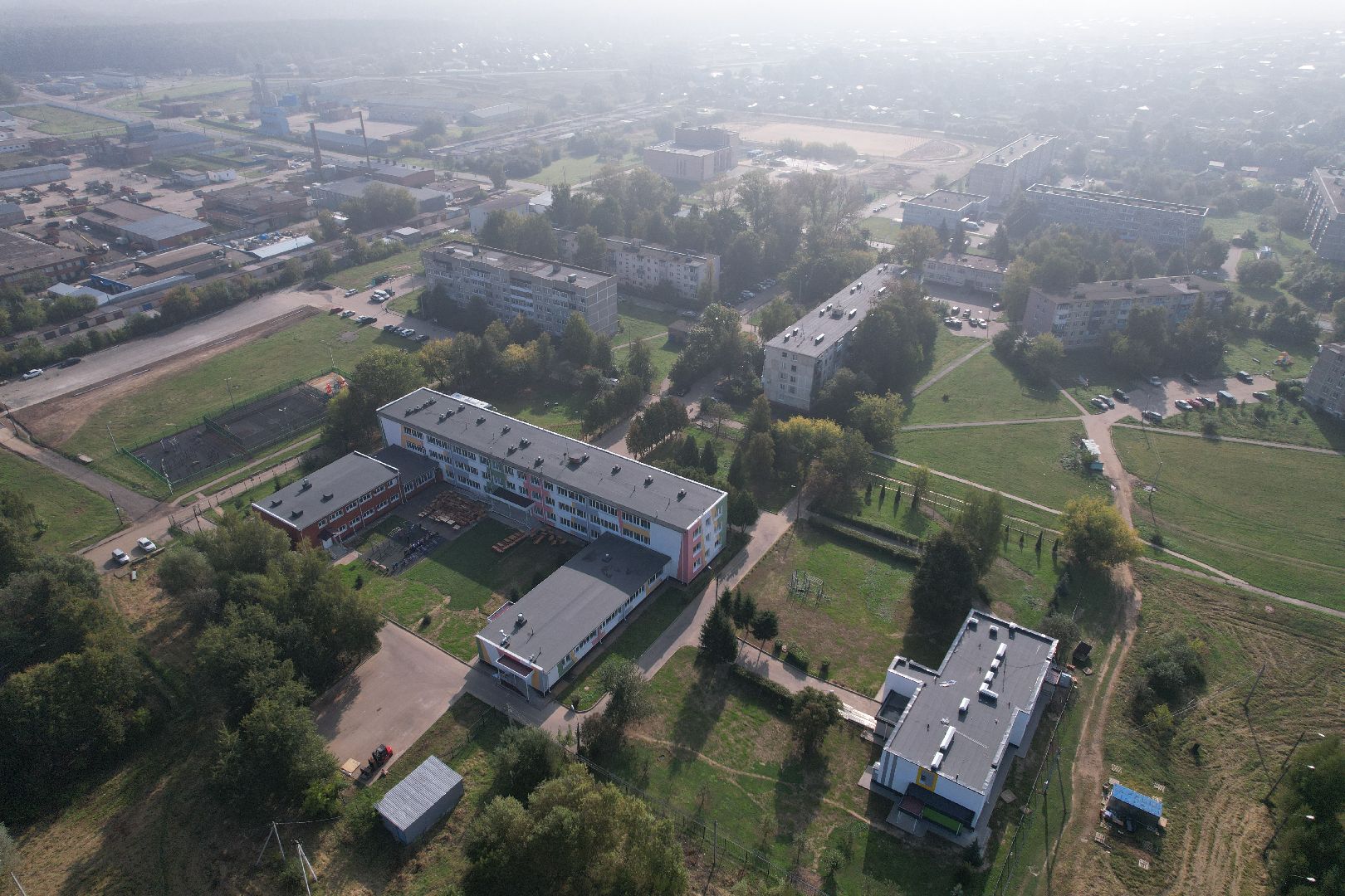 школа, образование, учеба,видео с коптера,