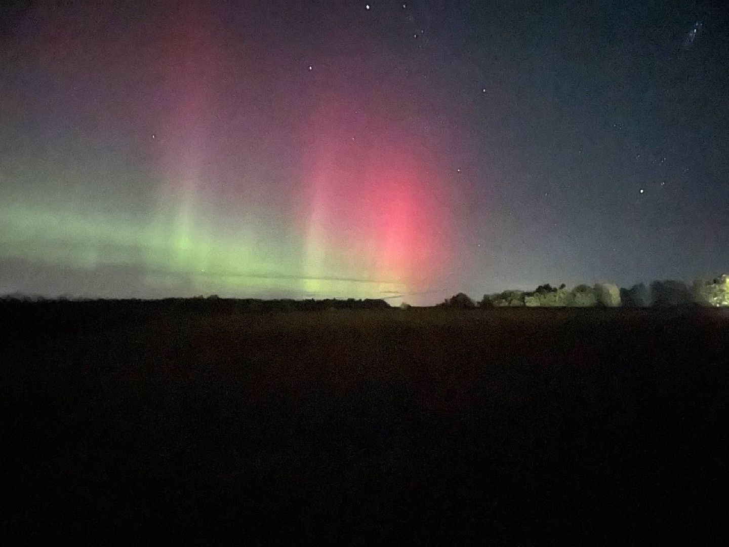 Сергиево-Посадский городской округ, Сергиев Посад, Северное сияние, Природное явление, Редкое явление, Редкость,