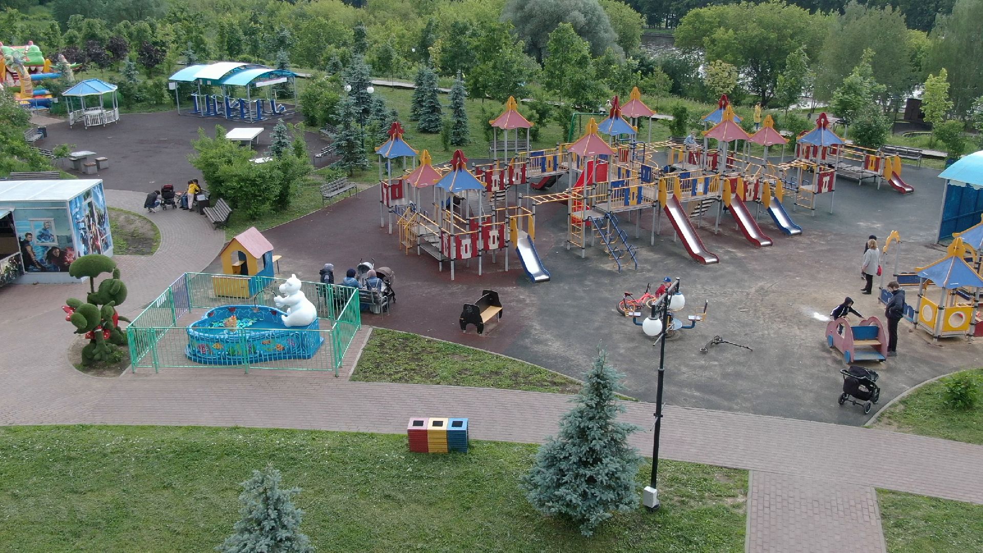 Химки, парк, спорт,видео с коптера,