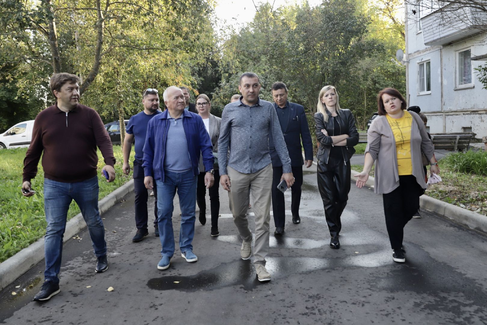 Солнечногорск, благоустройство, двор, миронцево, жители, подмосковье, губернатор,