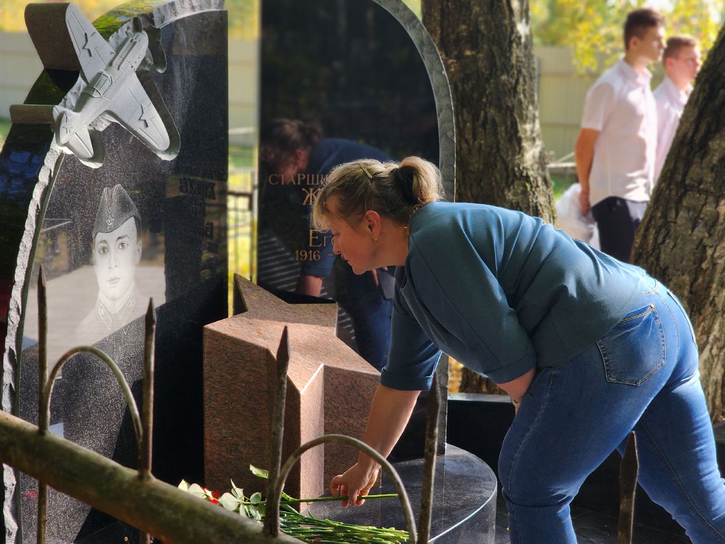 серпухов, село турово, памятник, летчик, вов, кладбище, волонтеры,