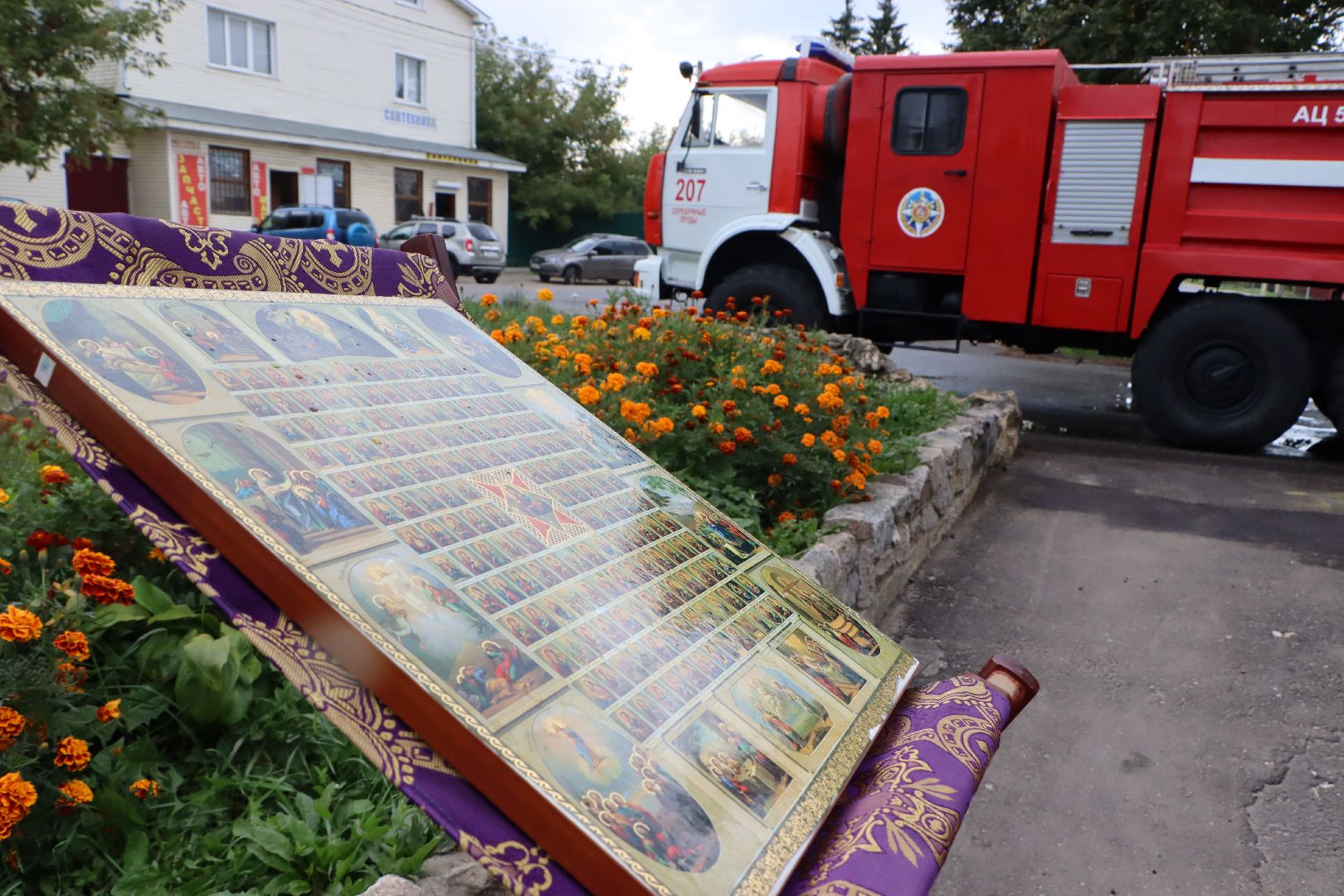 Серебряные Пруды, автомобили, машина, спасатели, спасательная часть, мчс, мчс россии, пожарные, подмосковье,