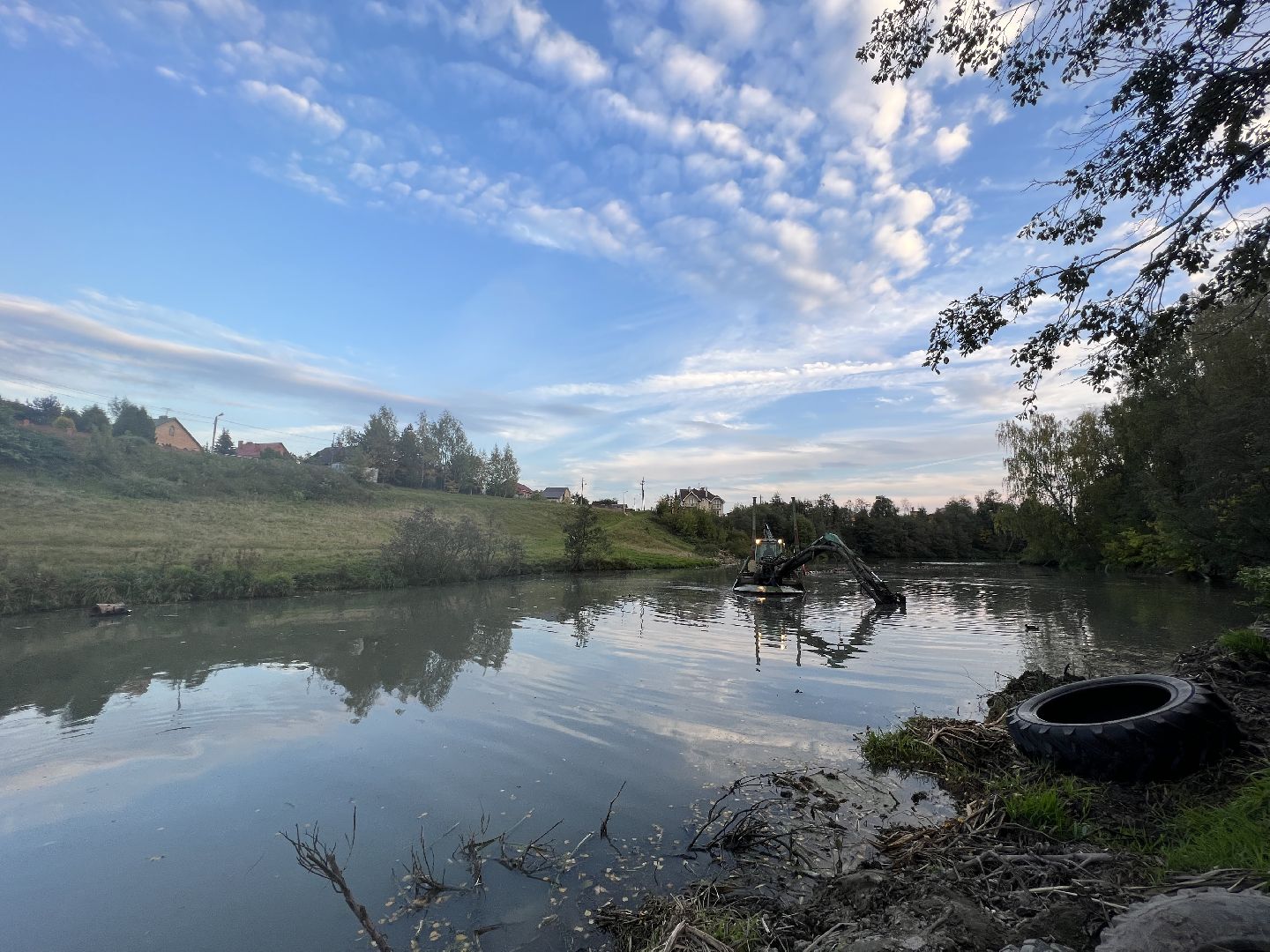 химки, благоуйстройство, река, очистка реки,