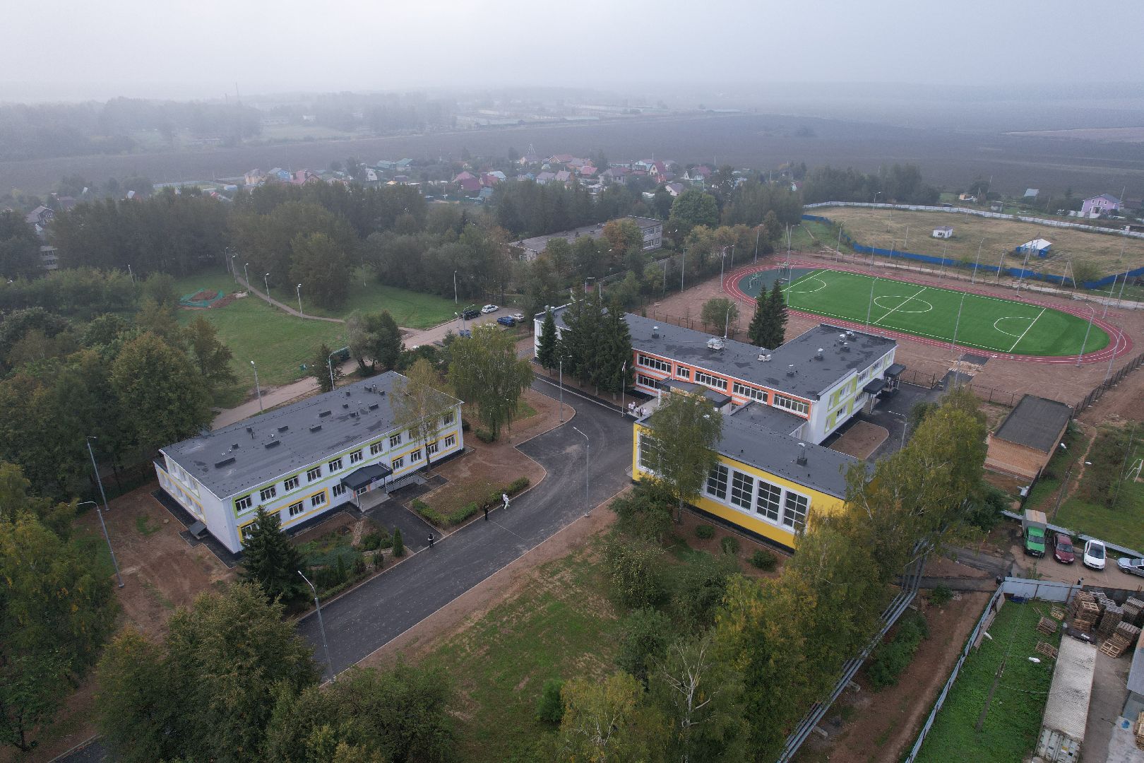 школа, дети, домодедово,видео с коптера,