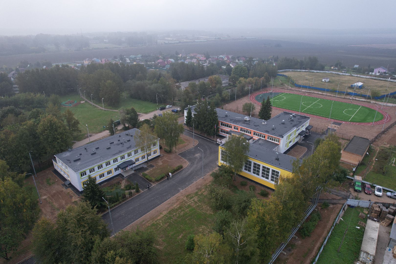 школа, дети, домодедово,видео с коптера,