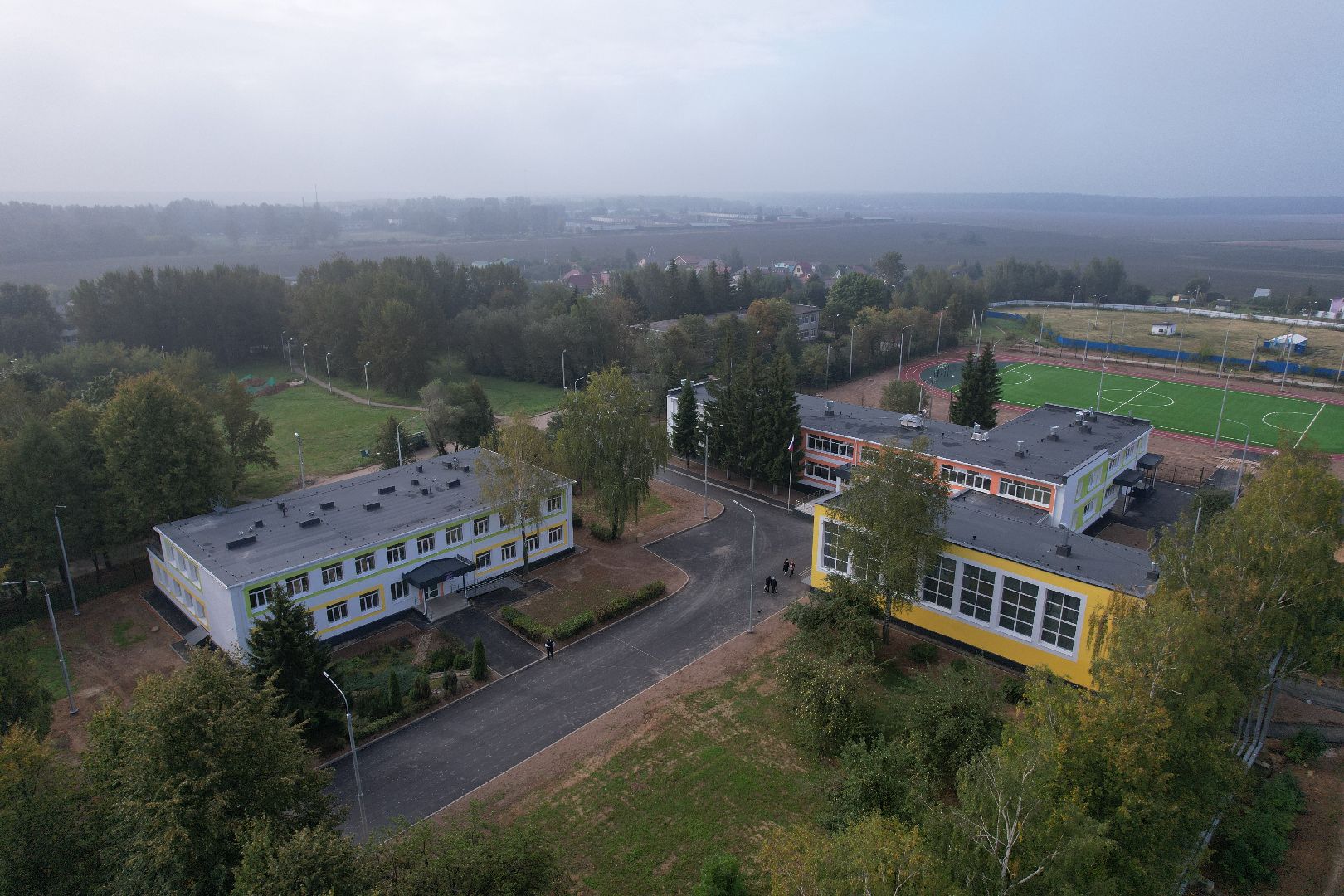 школа, дети, домодедово,видео с коптера,