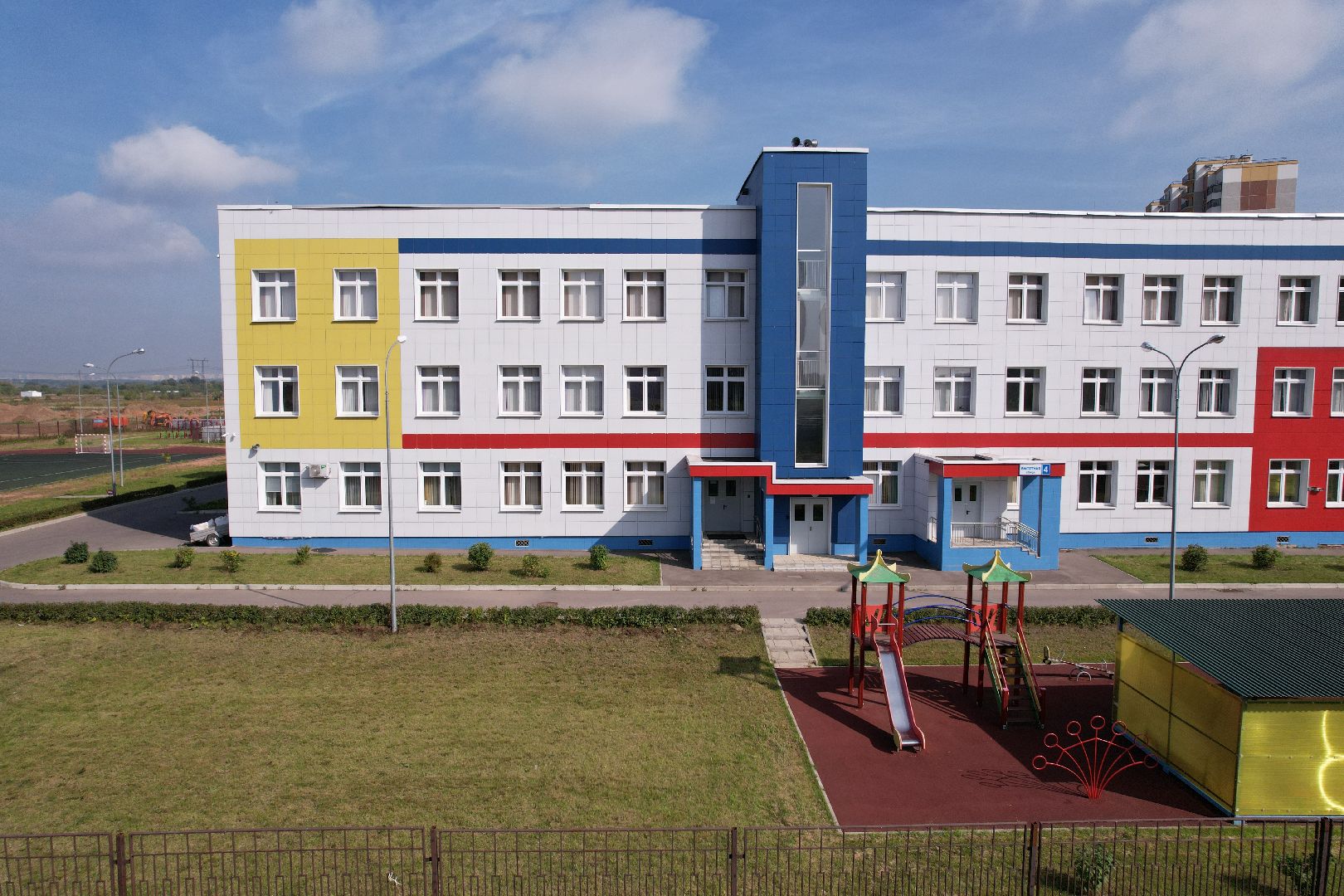 школа, домодедово, стройка,видео с коптера,