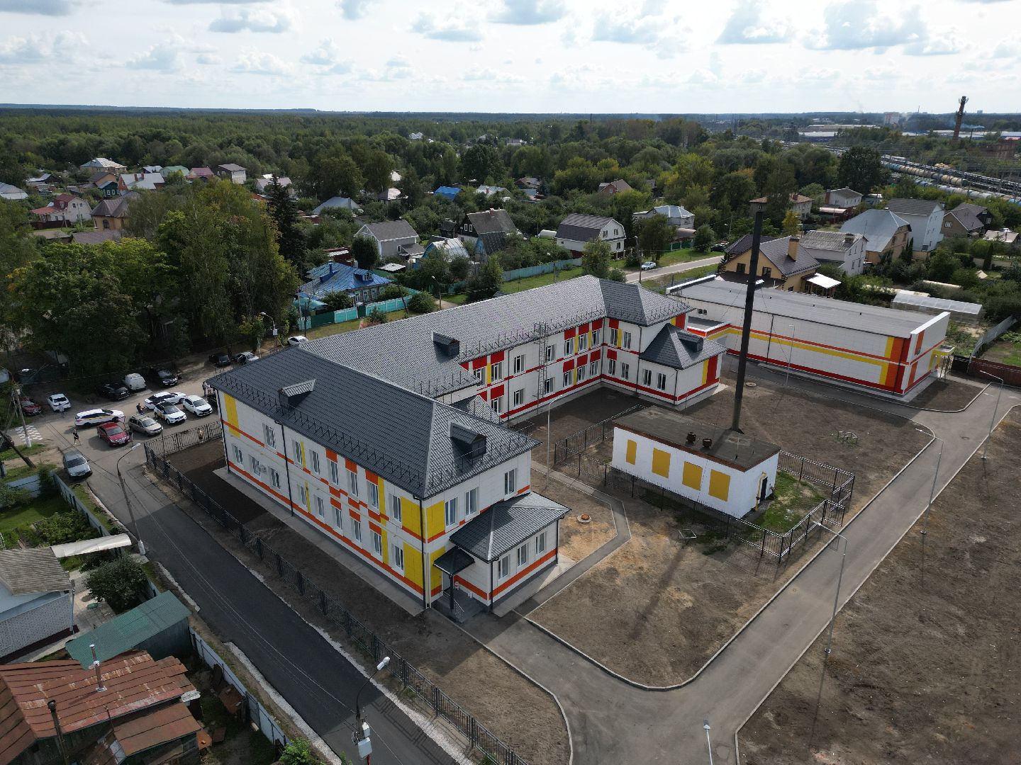 школа, орехово-зуево, учеба, видео с коптера,