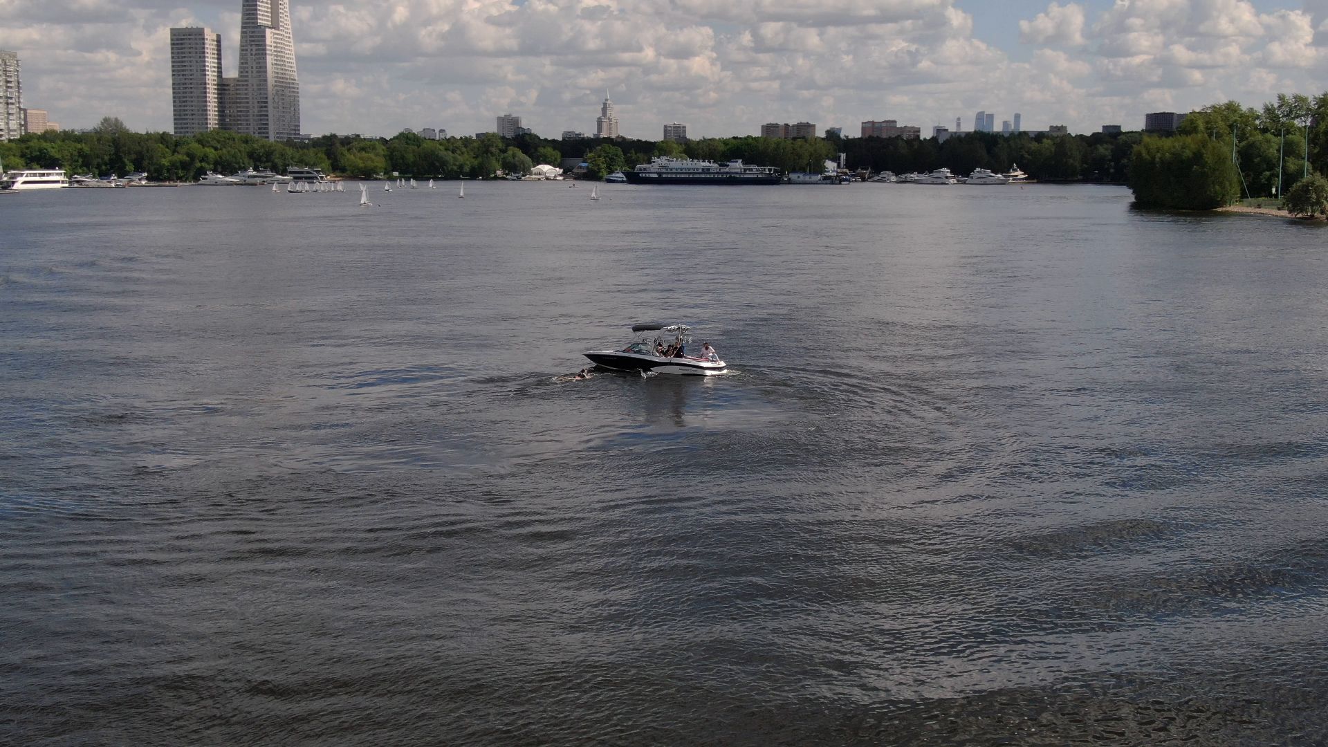 химки, вода, канал, москва,видео с коптера,