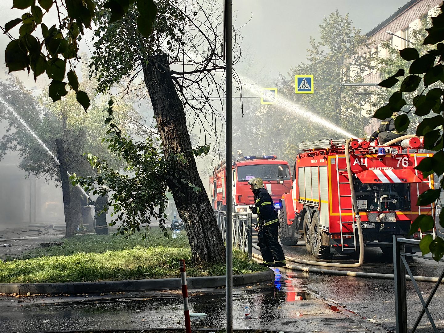 чп, пожар, щёлково,