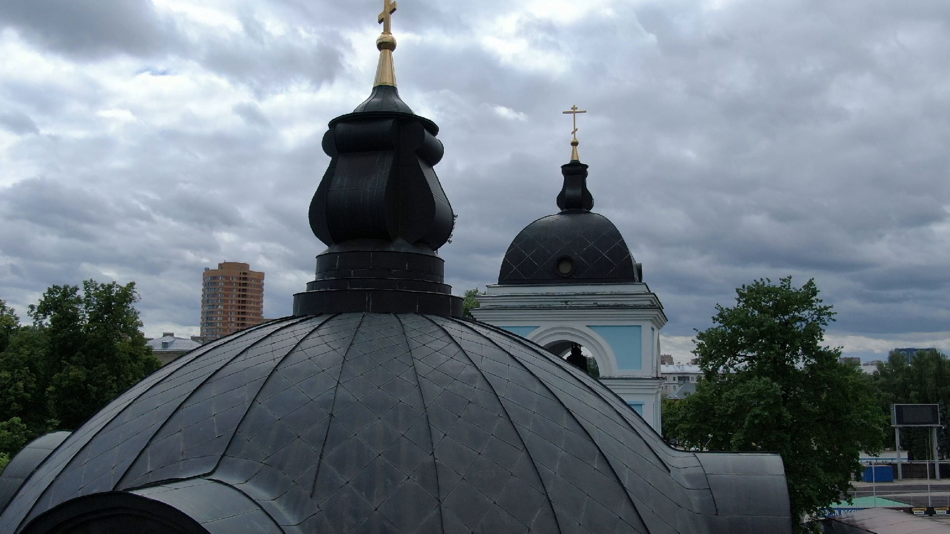 Химки, церковь, культура,видео с коптера,