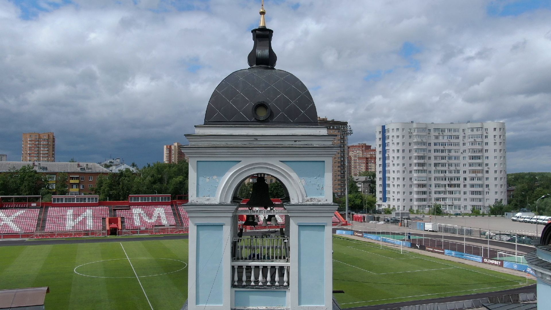 Химки, церковь, культура,видео с коптера,