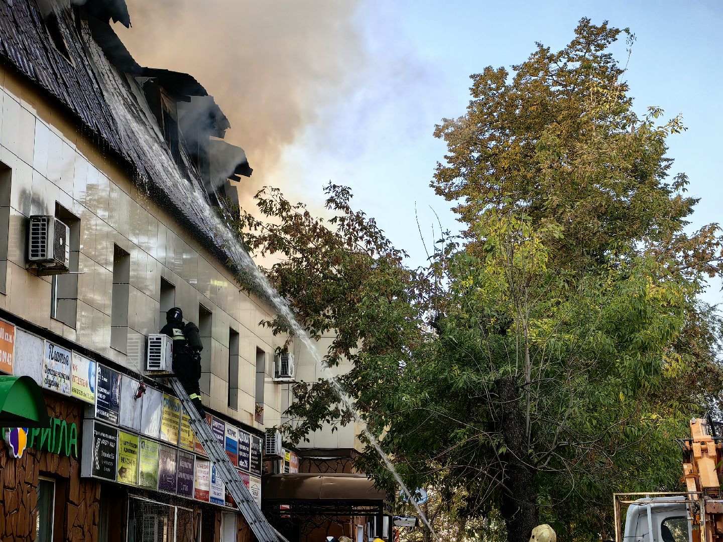 пожар, щёлково, ЧП, потушен,