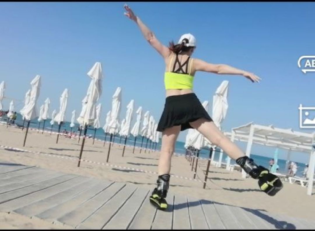 Кангу Джампс, фитнес, комплекс пляжных идов спорта.