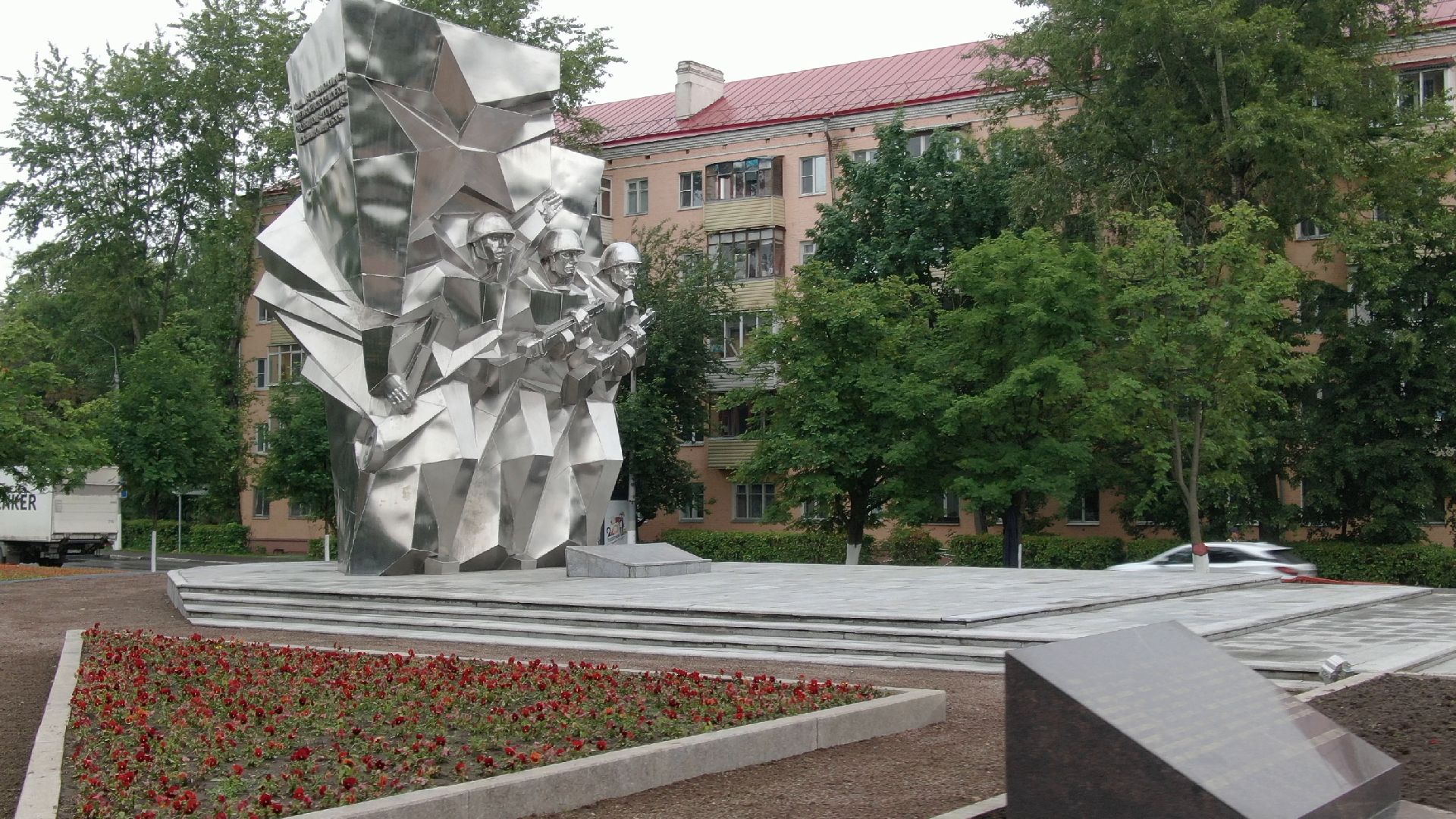 курсанты, памятник, подольск,видео с коптера,