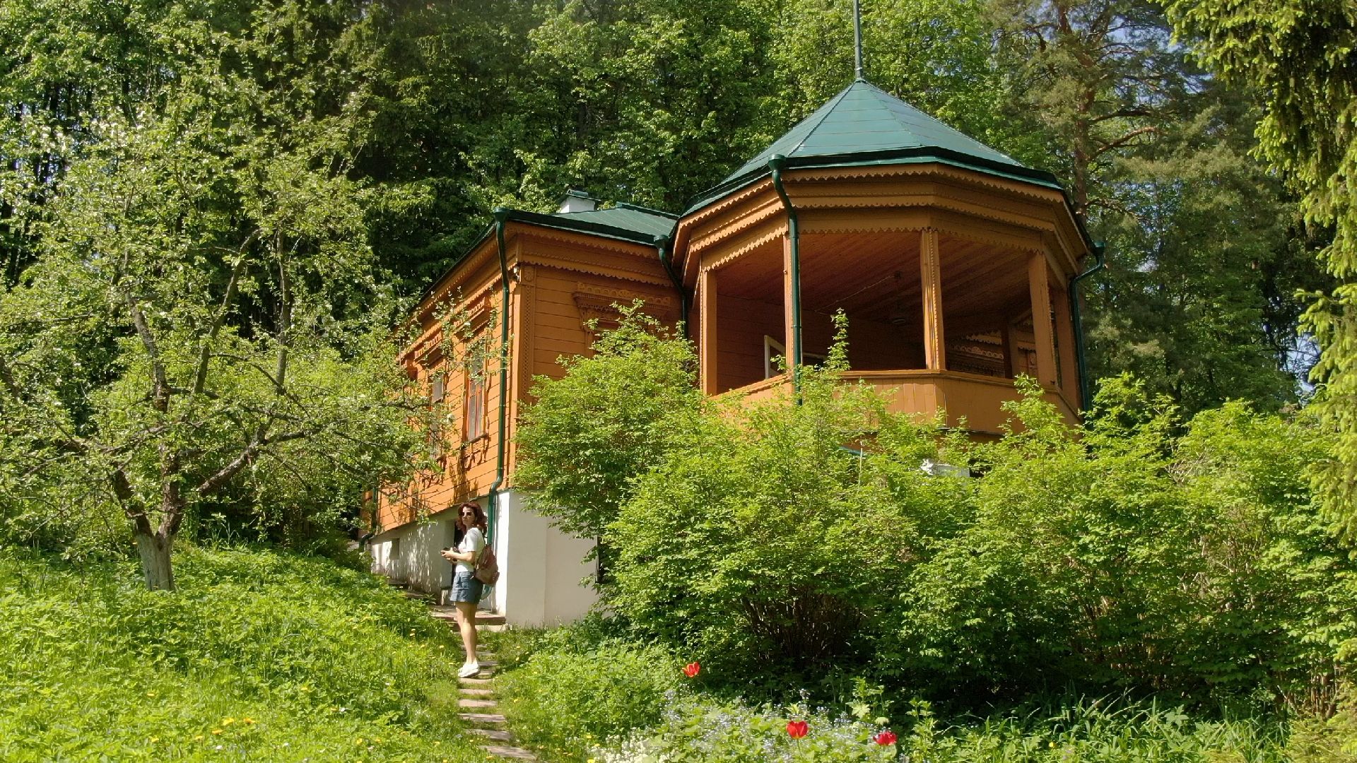 звенигород, музей, писатель, культура,видео с коптера,