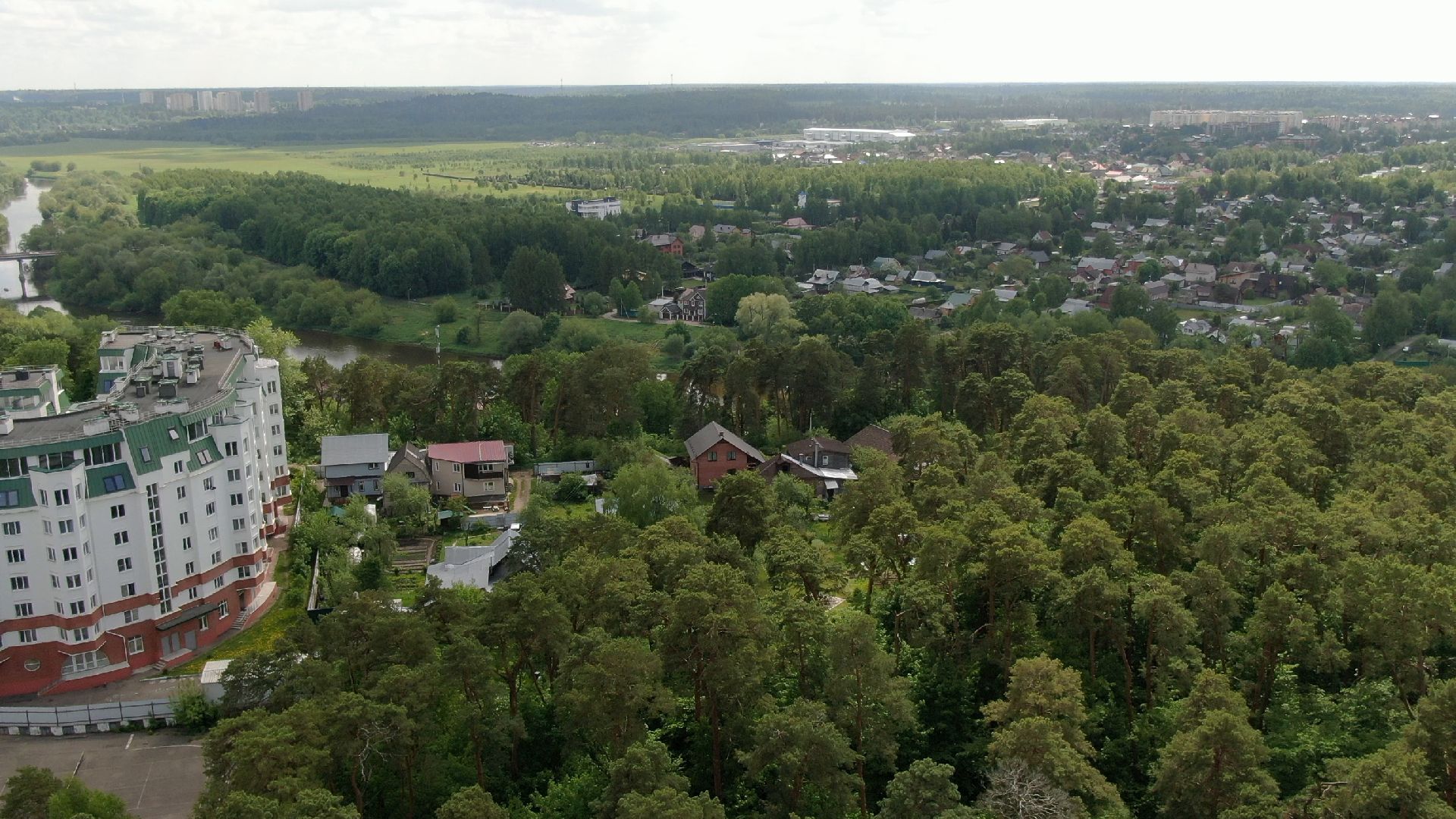Звенигород, культура, благоустройство,видео с коптера,