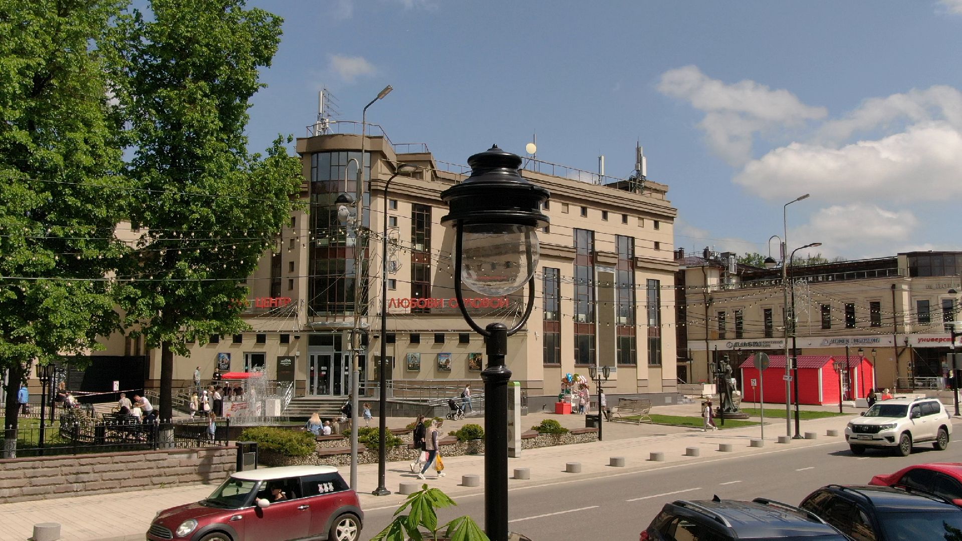 Звенигород, культура, благоустройство,видео с коптера,