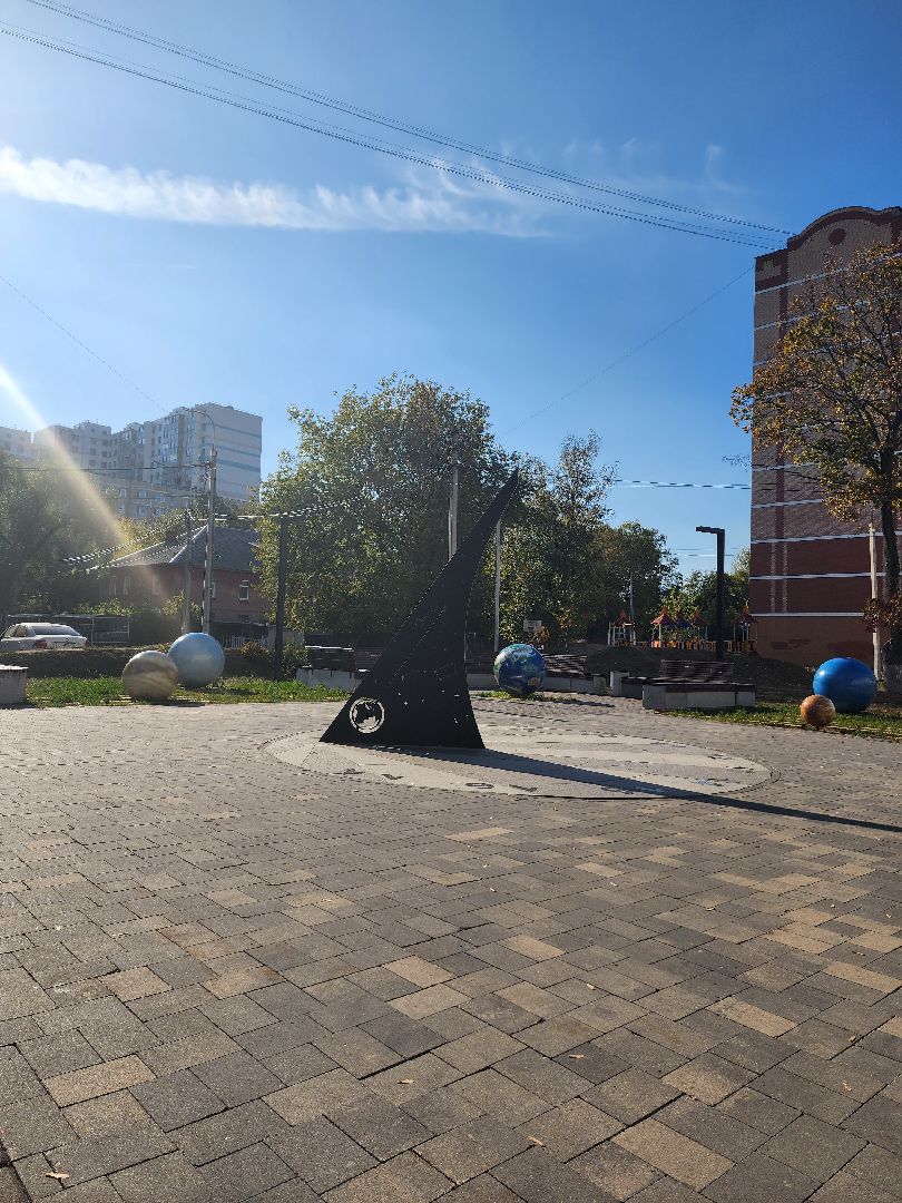 раменское, благоустройство, бульвар на чугунова, солнечные часы,