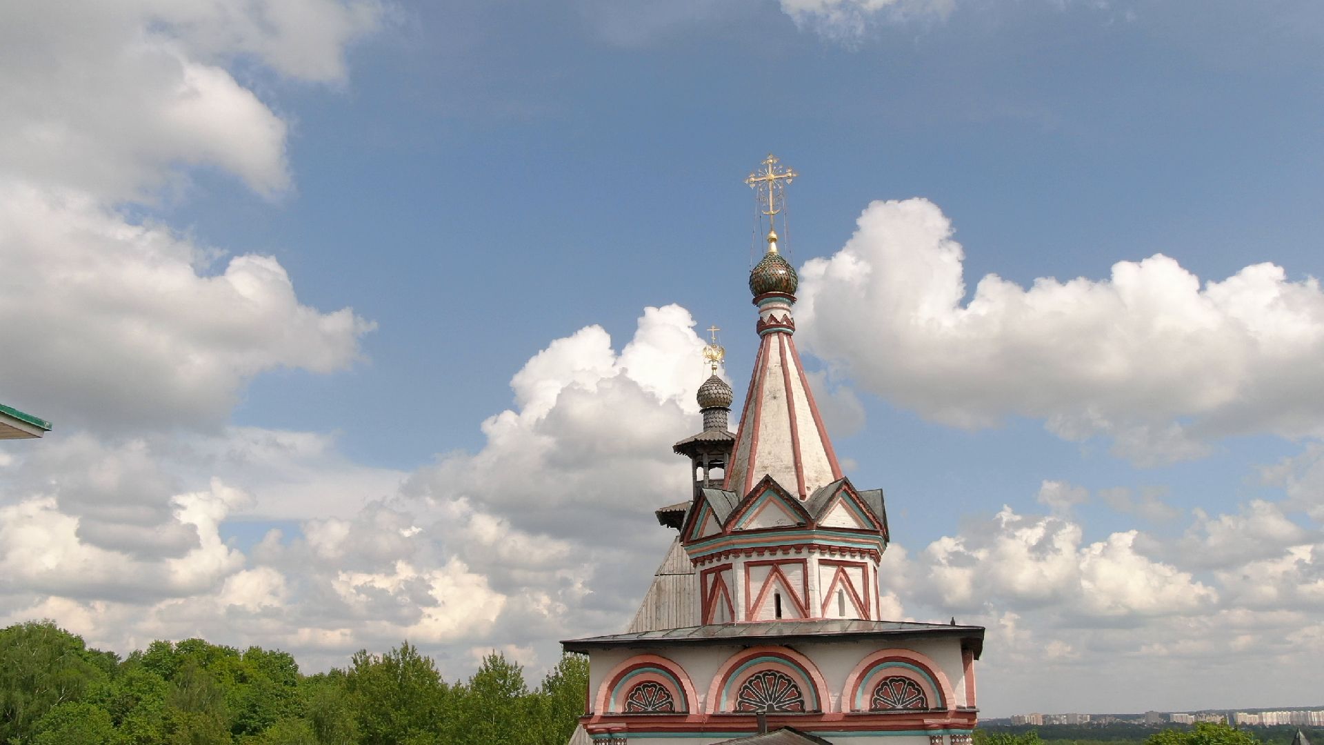 звенигород, монастырь, культура,видео с коптера,