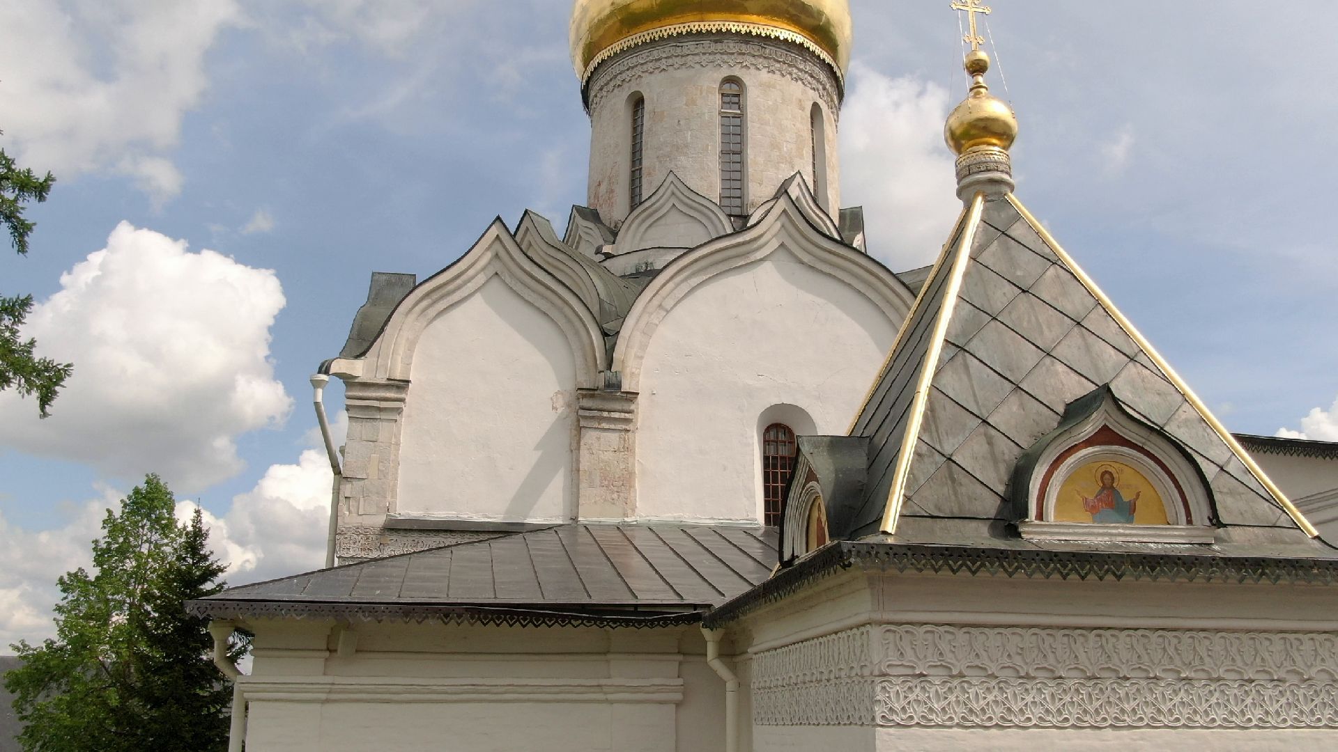 звенигород, монастырь, культура,видео с коптера,