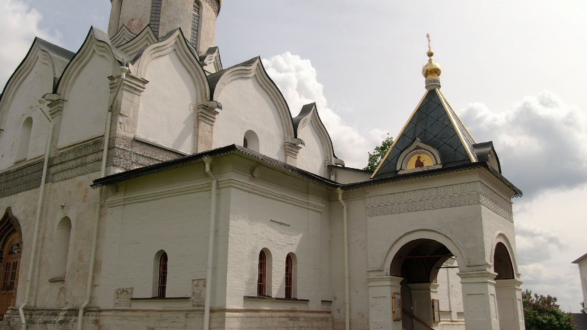 звенигород, монастырь, культура,видео с коптера,