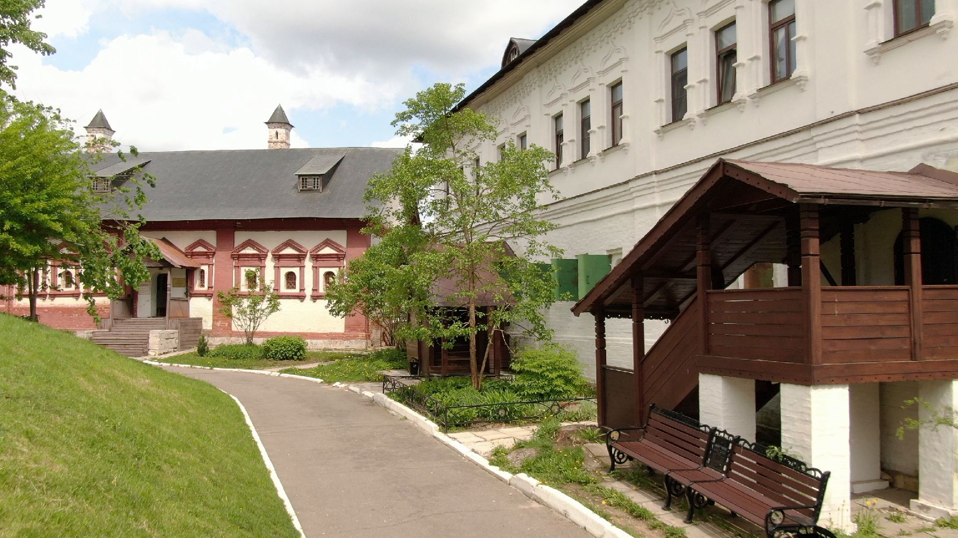 звенигород, монастырь, культура,видео с коптера,