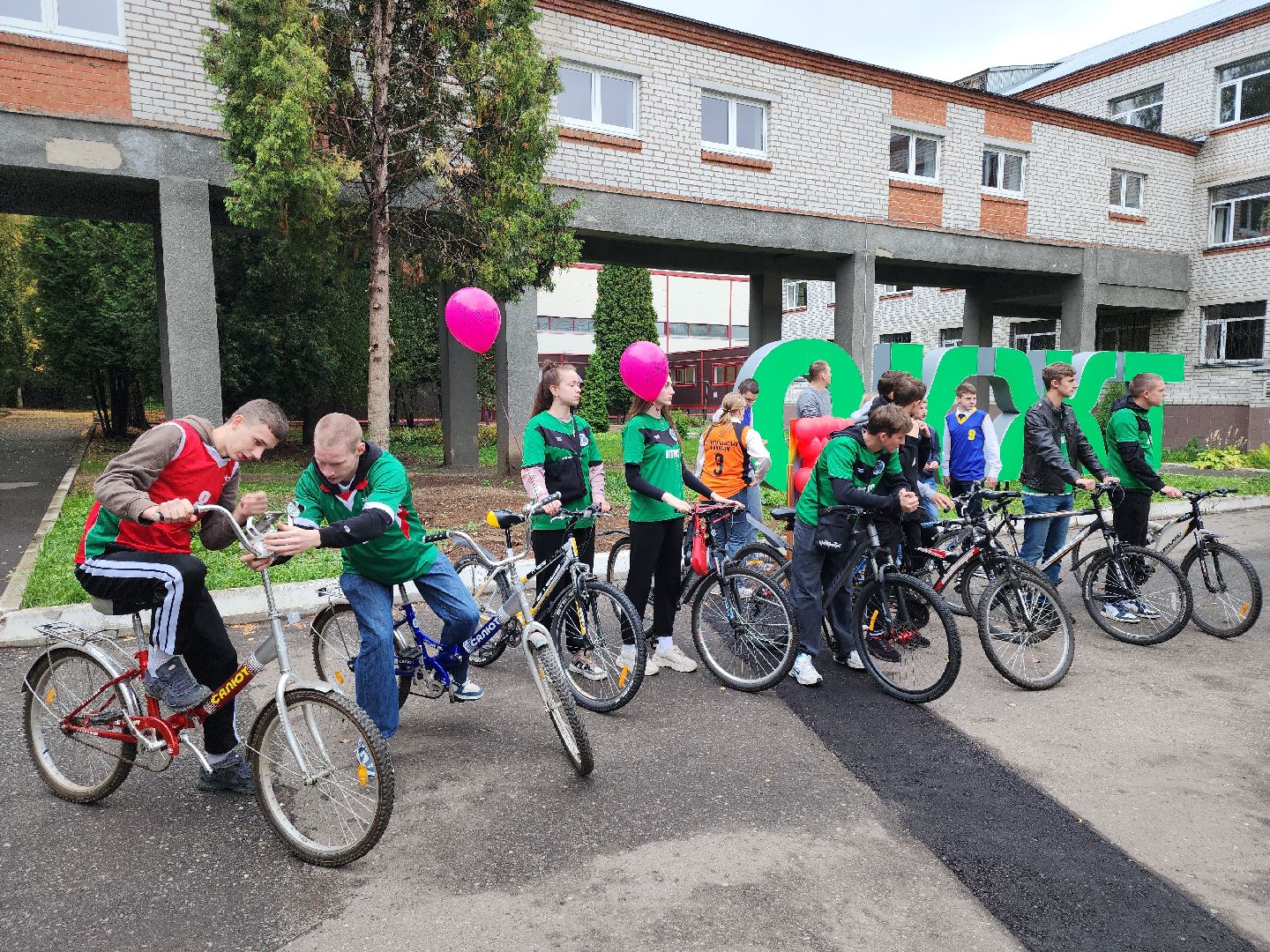 кашира, ожерельевский железнодорожный колледж, ржд, велопробег, квест,