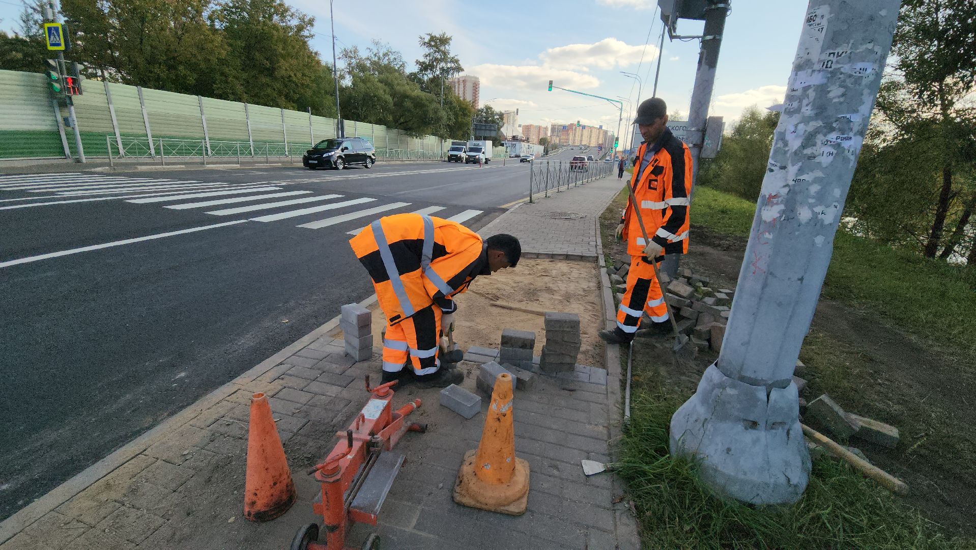 Одинцово, дороги, ремонт, бордюр, Благоустройство,