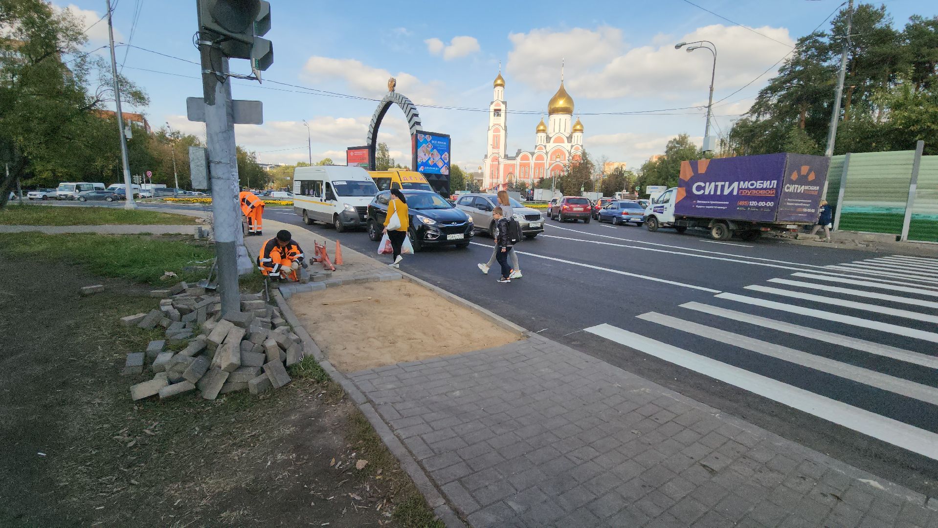 Одинцово, дороги, ремонт, бордюр, Благоустройство,