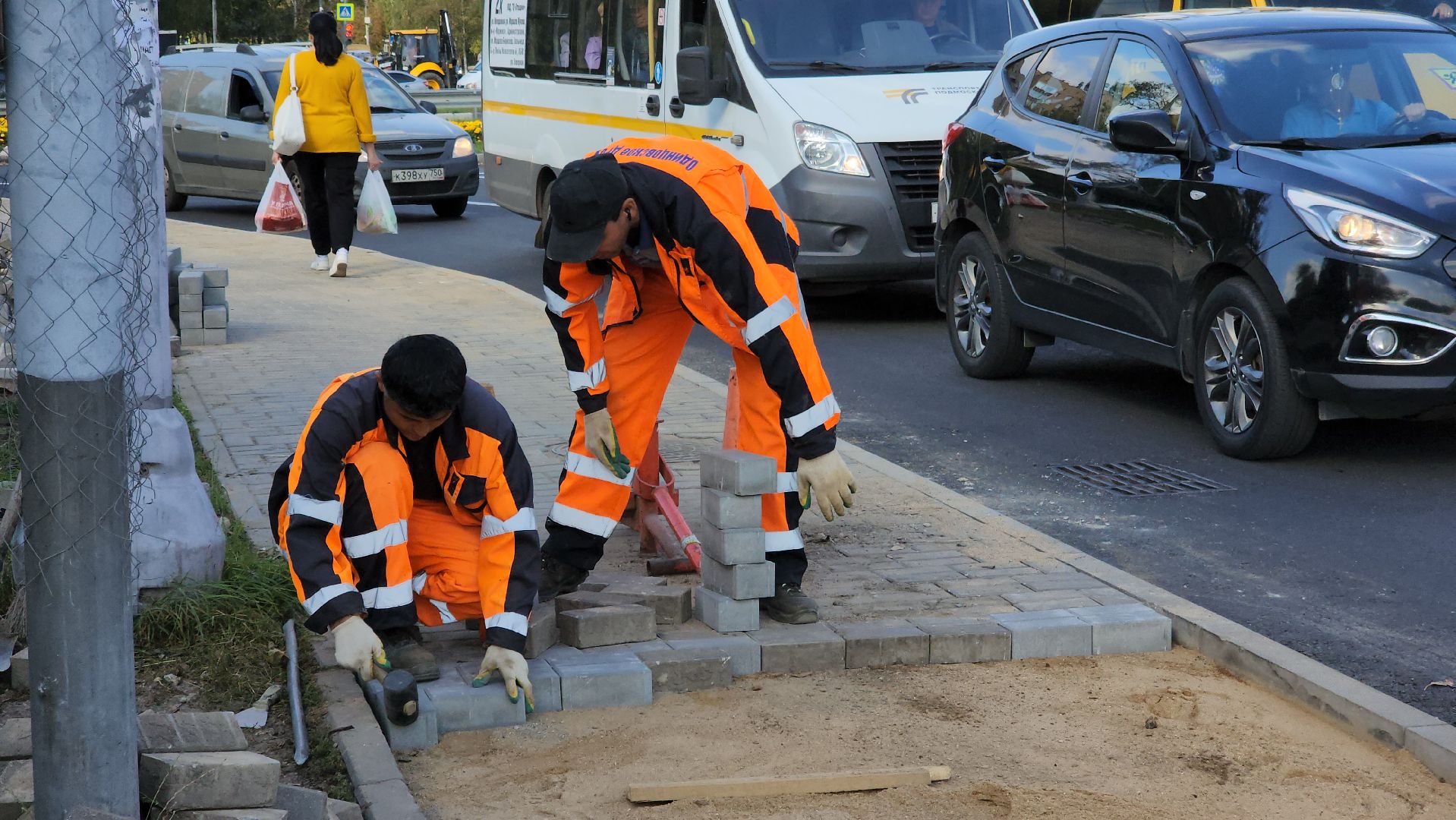 Одинцово, дороги, ремонт, бордюр, Благоустройство,