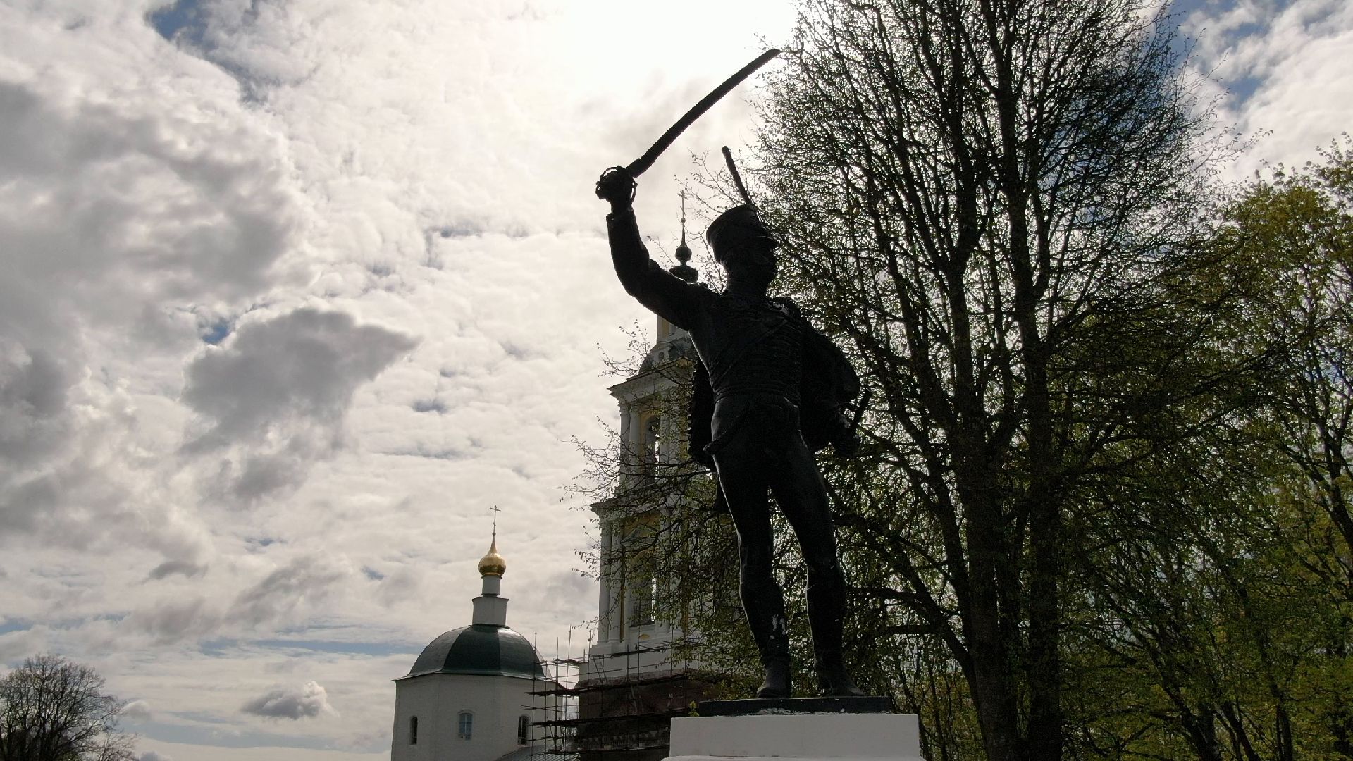 верея, памятник, церкви, наро-фоминск,видео с коптера,