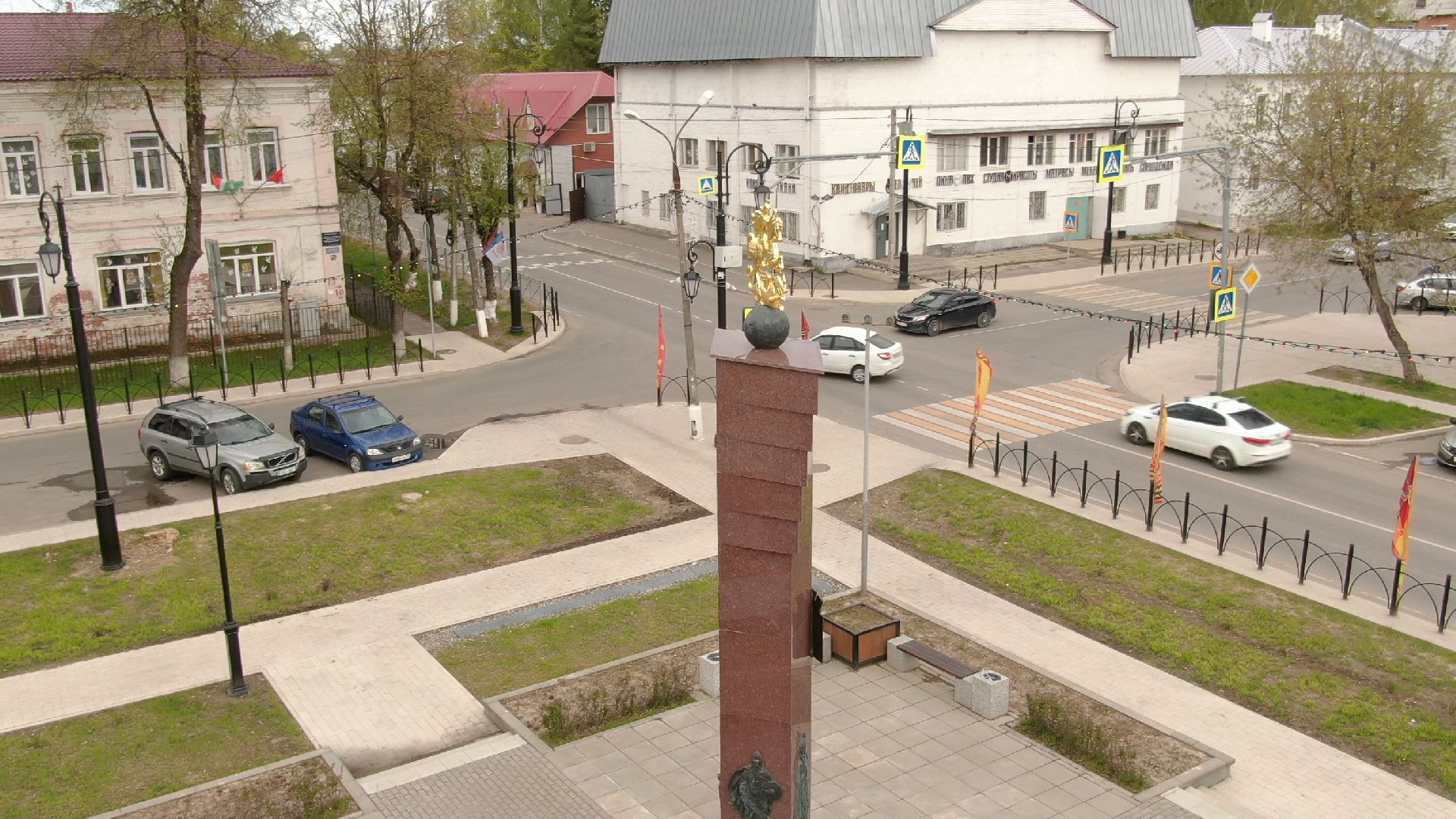 верея, площадь, наро-фоминск,видео с коптера,