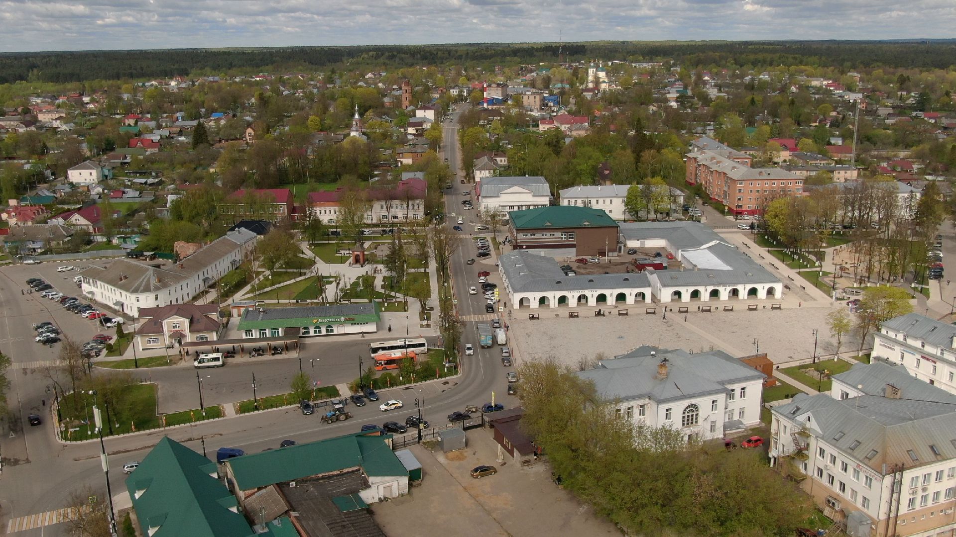 верея, площадь, наро-фоминск,видео с коптера,