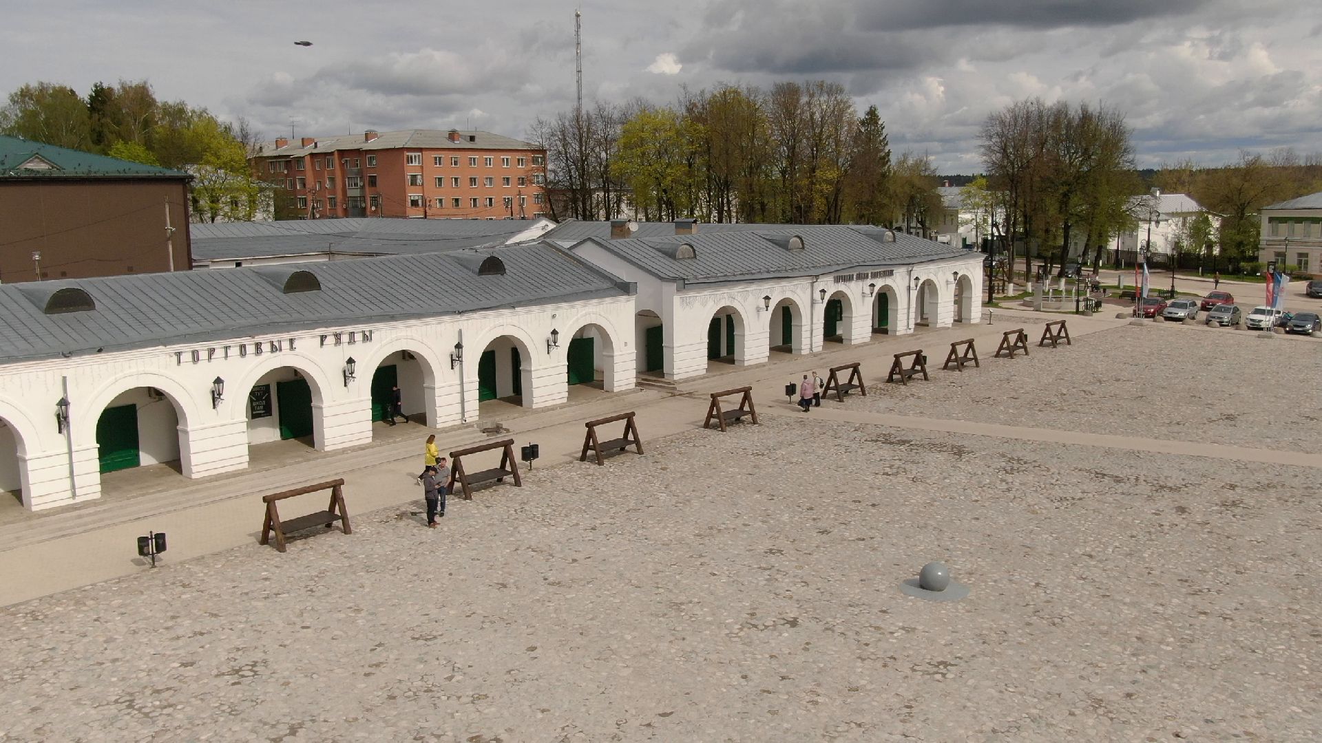 верея, площадь, наро-фоминск,видео с коптера,