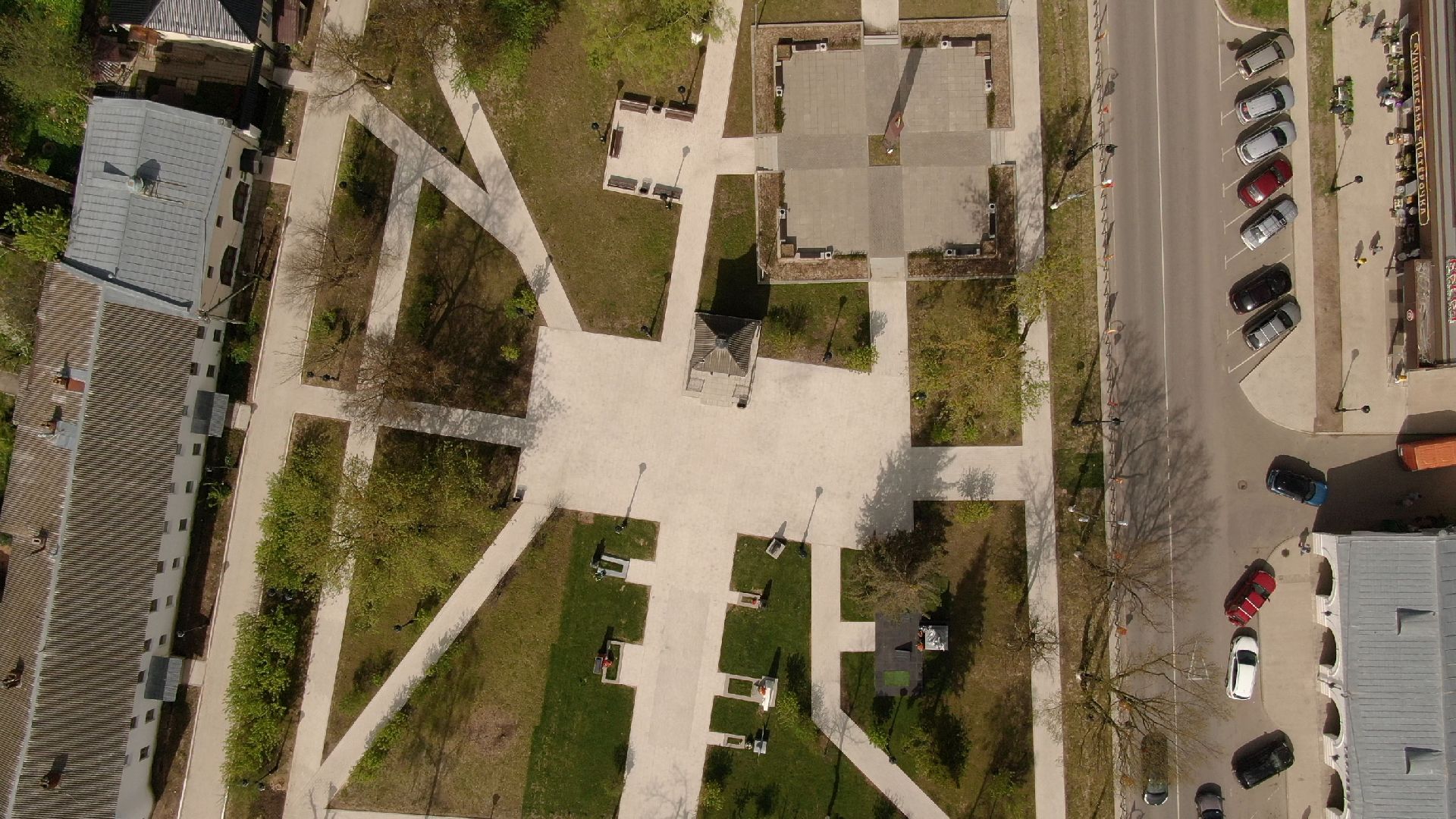 верея, площадь, наро-фоминск,видео с коптера,