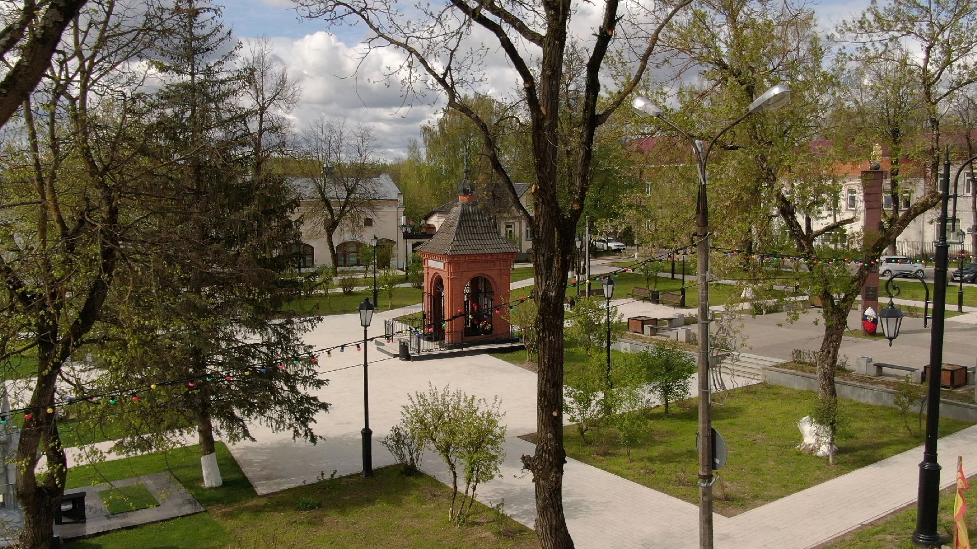 верея, площадь, наро-фоминск,видео с коптера,